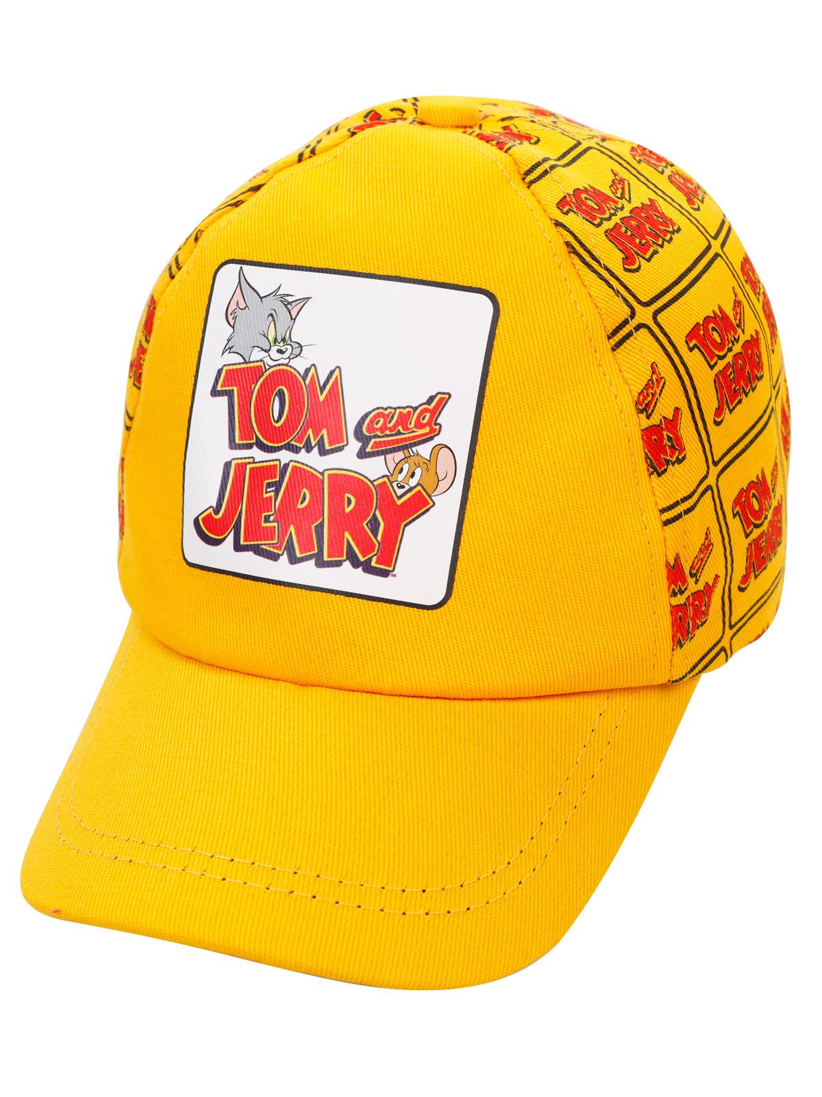 Tom And Jerry Erkek Çocuk Kep Şapka 6-9 Yaş Hardal