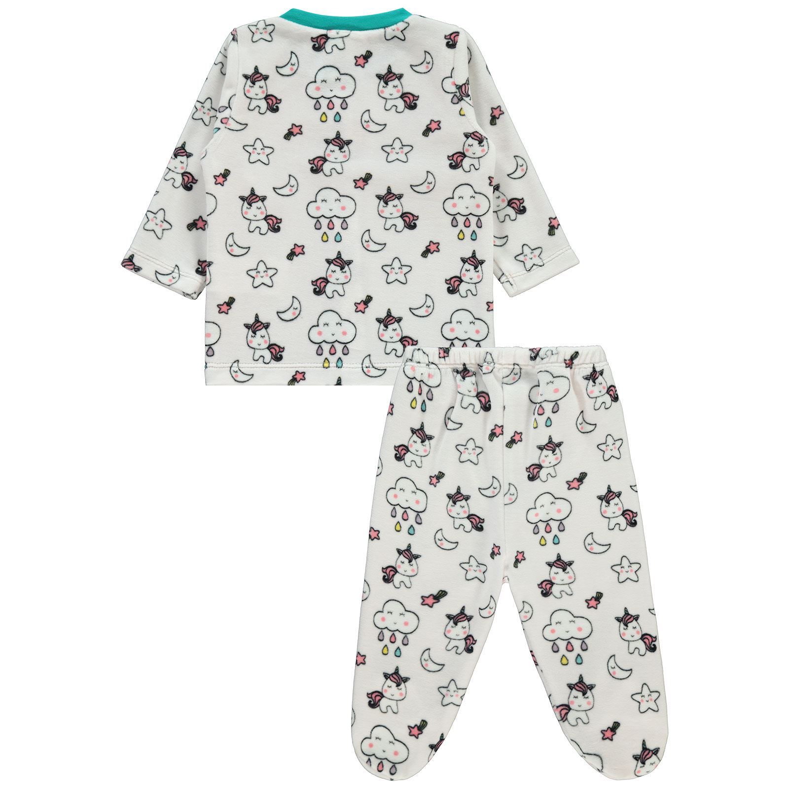 Civil Baby Kız Bebek Pijama Takım 3-6 Ay Toz Pembe