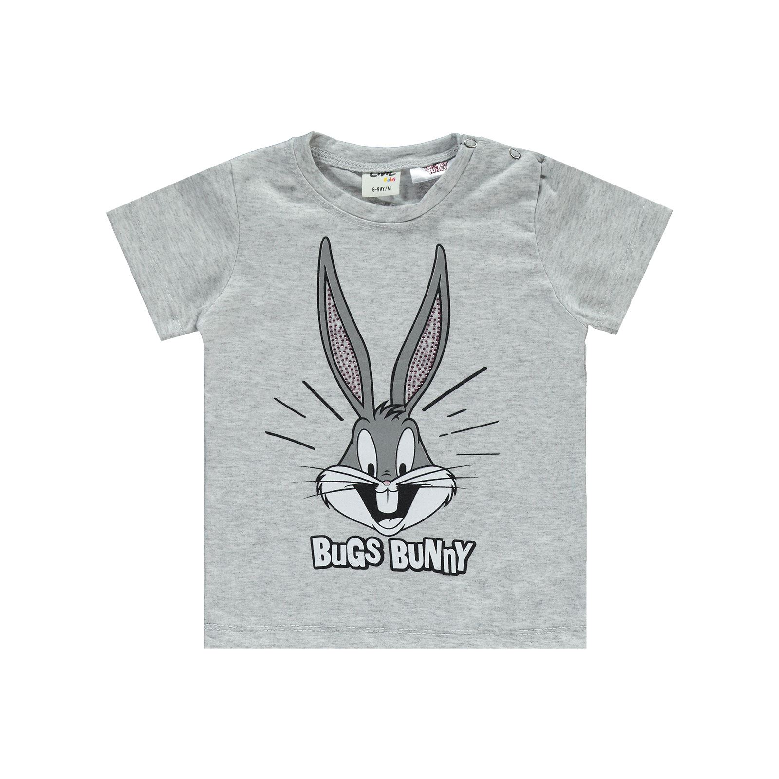 Bugs Bunny Kız Bebek Taytlı Takım 6-18 Ay Karmelanj