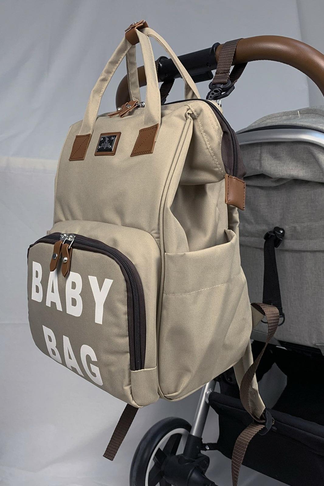 Stylo Roma Baby Bag Anne Bebek Bakım Sırt Çantası Vizon