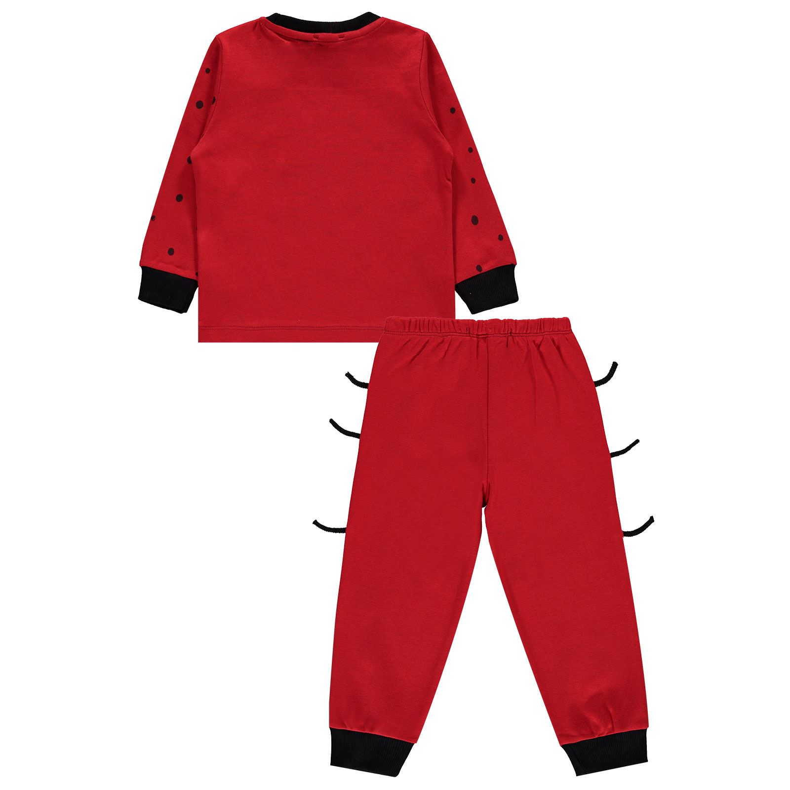 Civil Girls Kız Çocuk Pijama Takımı 2-5 Yaş Kırmızı
