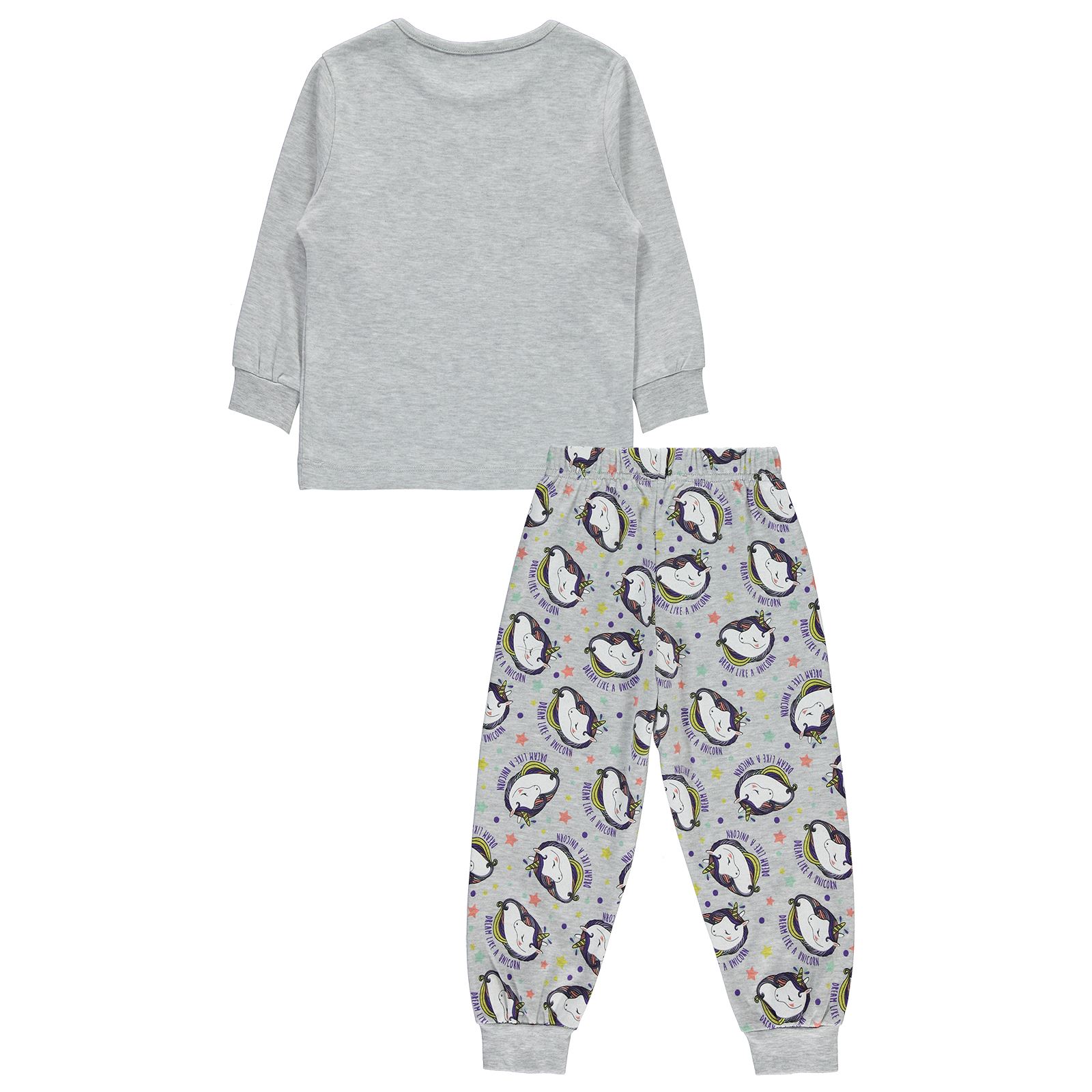 Civil Girls Kız Çocuk Pijama Takımı 2-5 Yaş Karmelanj