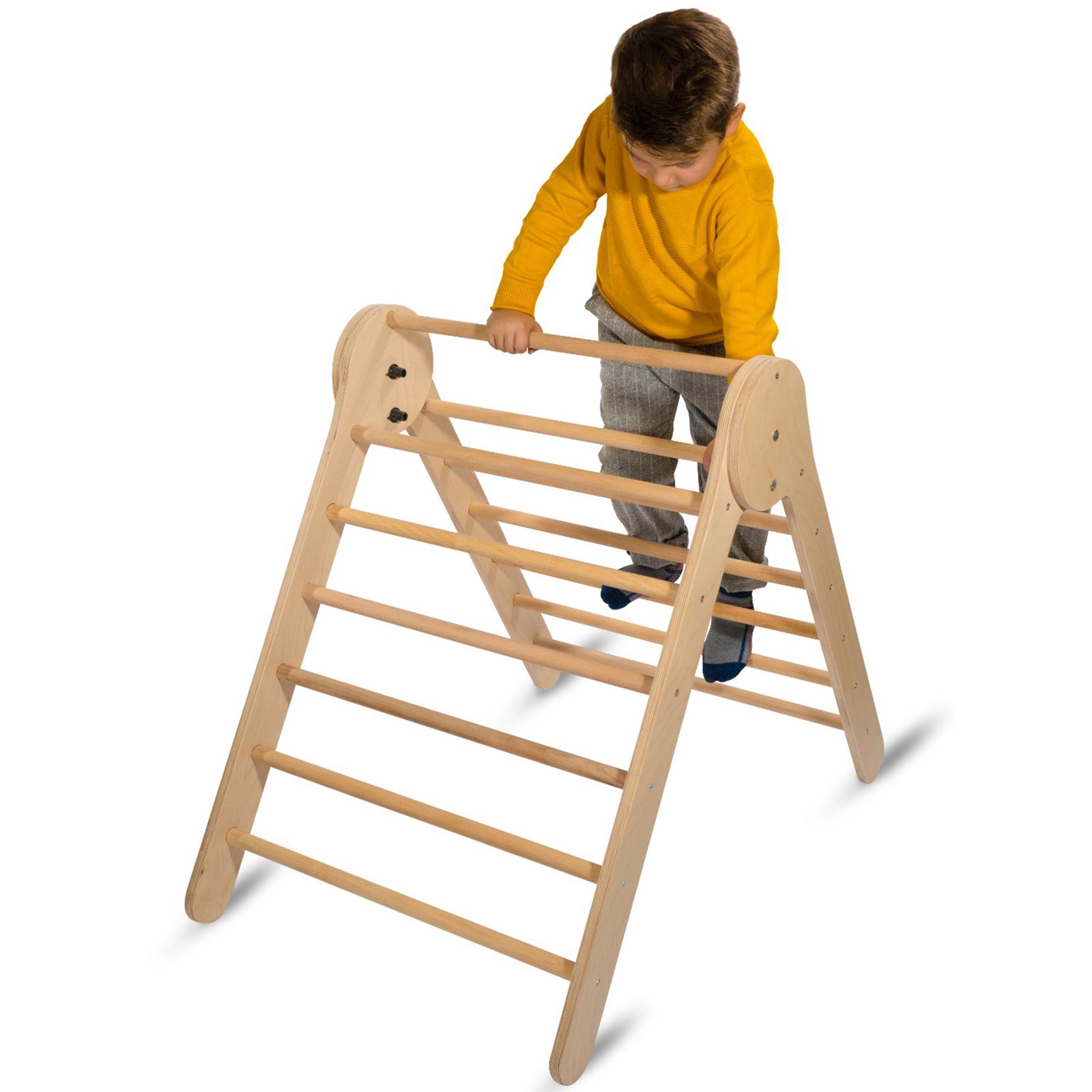 Bliss Pikler Montessori Üçgeni Tırmanma Merdiveni Kaydırak