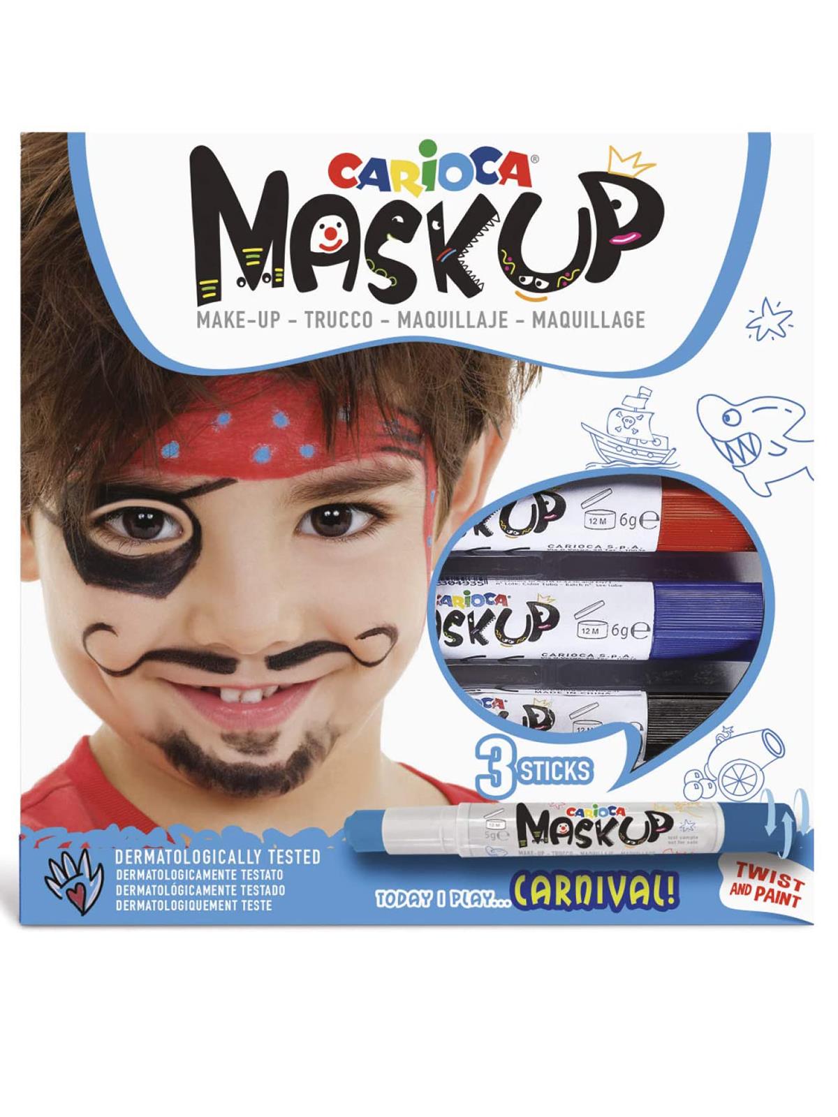 Carioca Mask Up Yüz Boyası – Karnaval (3 Renk)