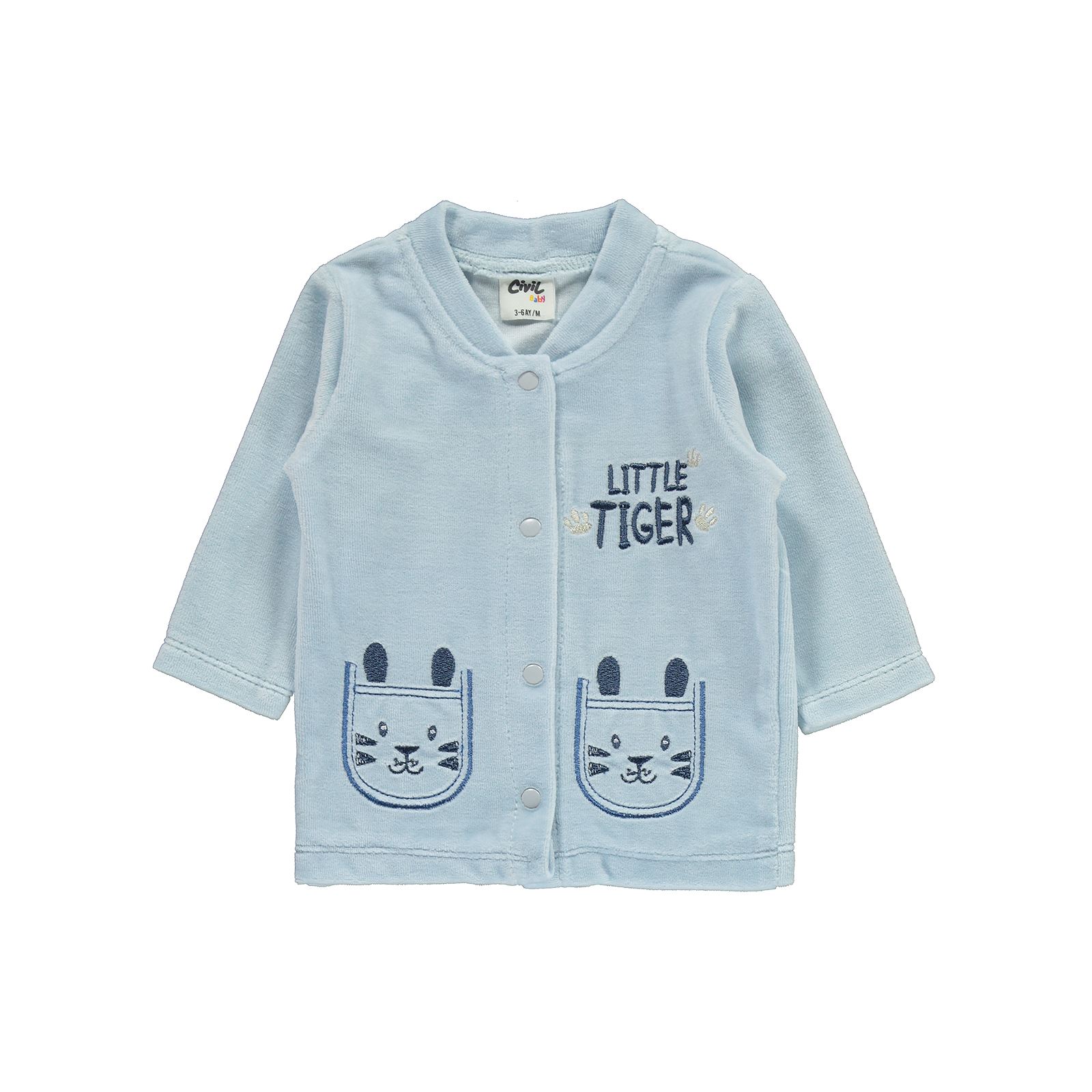 Civil Baby Erkek Bebek Pijama Takımı 3-9 Ay Mavi