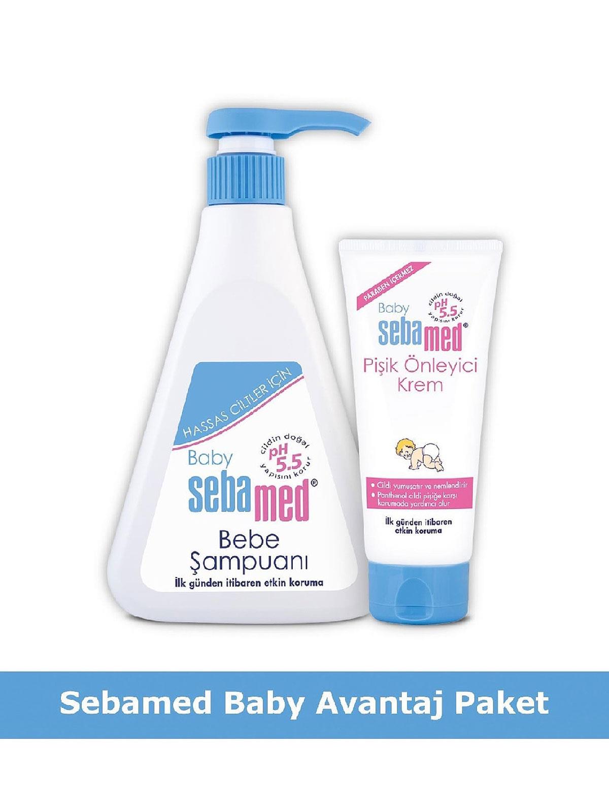 Sebamed Bebek Bakım Seti Şampuan 500 ml+ Pişik Önleyici Krem 100 ml