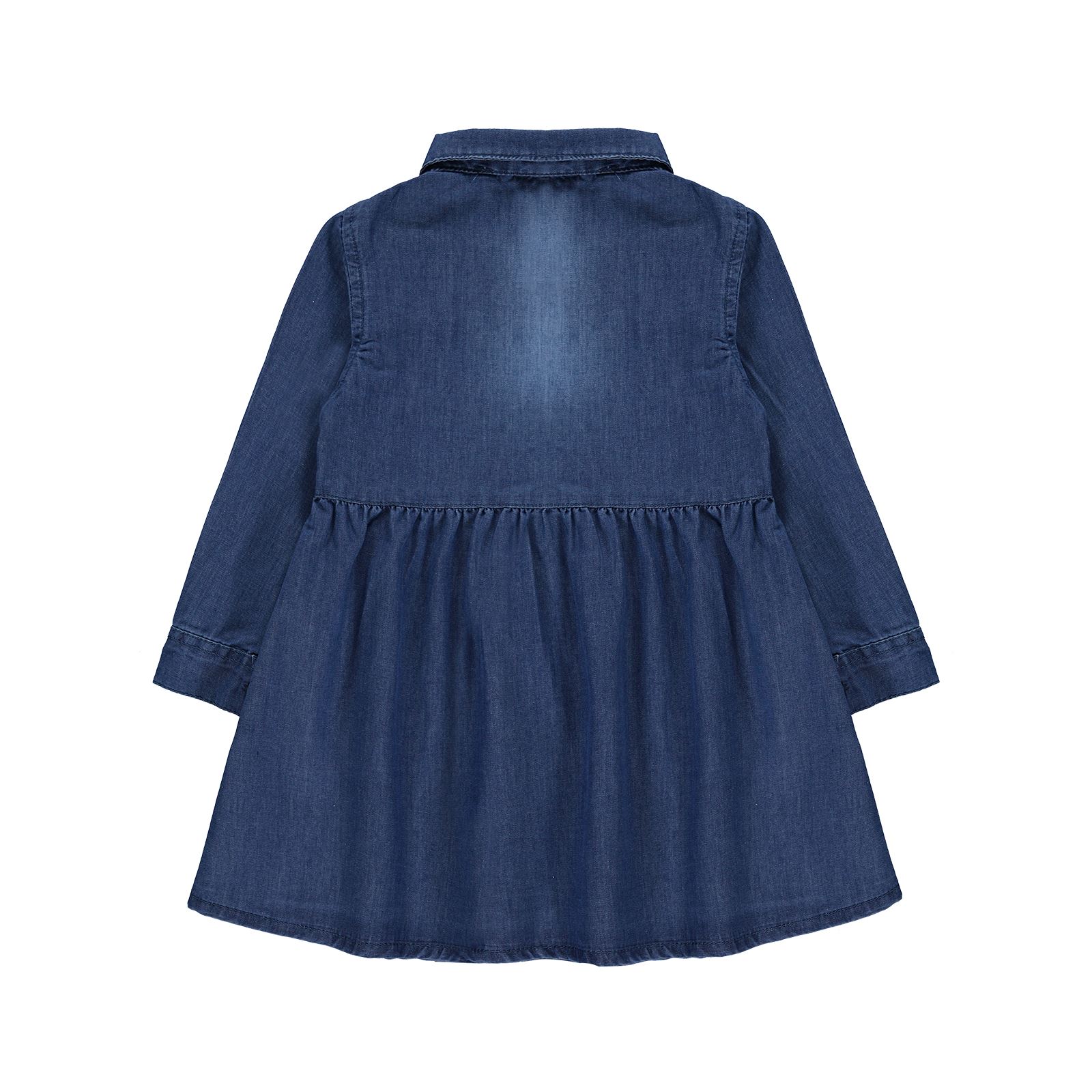 Civil Girls Kız Çocuk Kot Elbise 2-5 Yaş Mavi