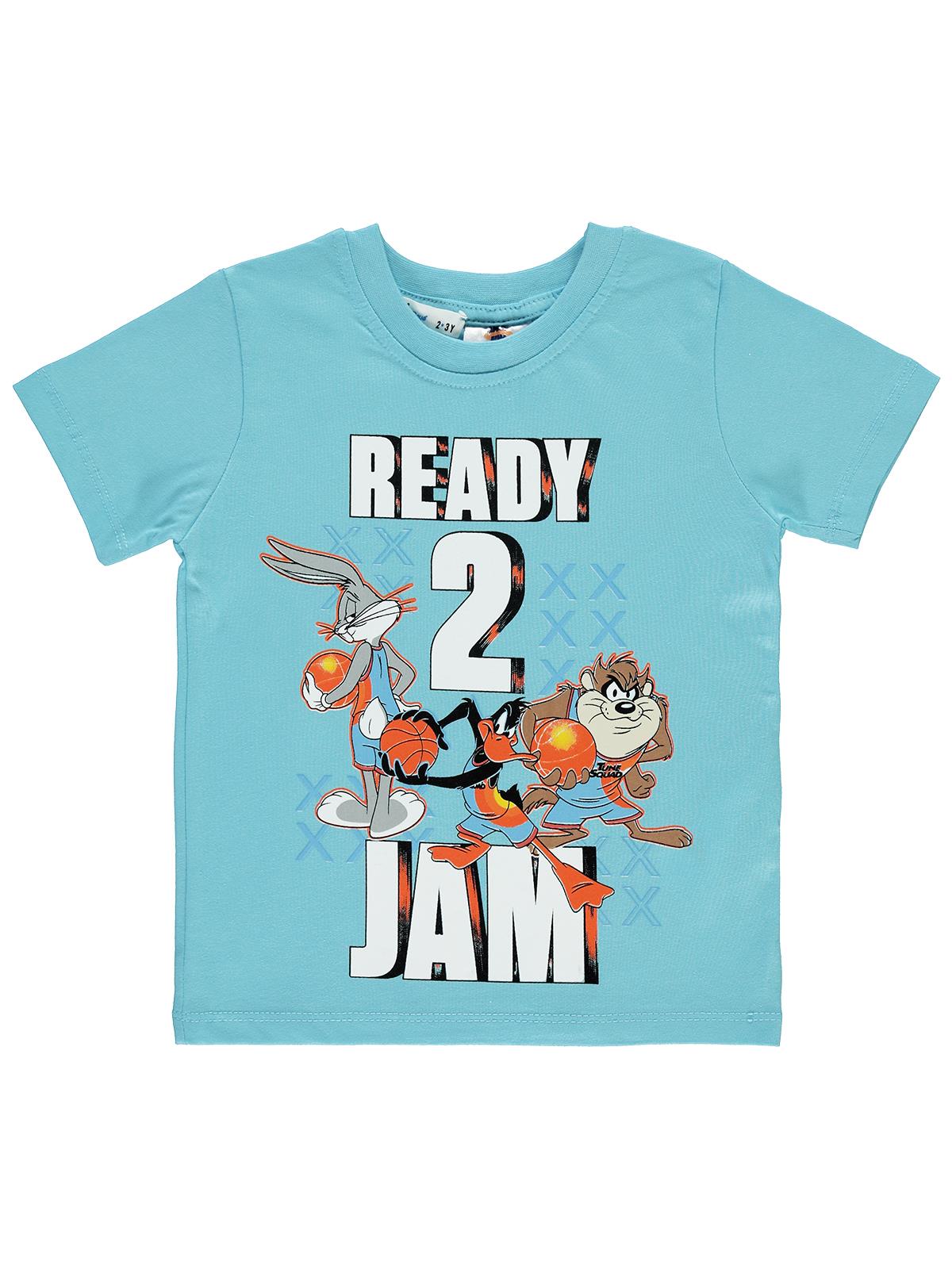 Space Jam Erkek Çocuk Tişört 2-5 Yaş Mavi