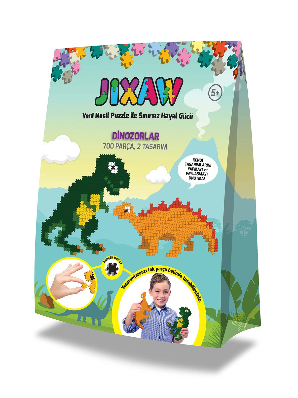 Jixaw Dinozorlar 3 Boyutlu Yeni Nesil Puzzle