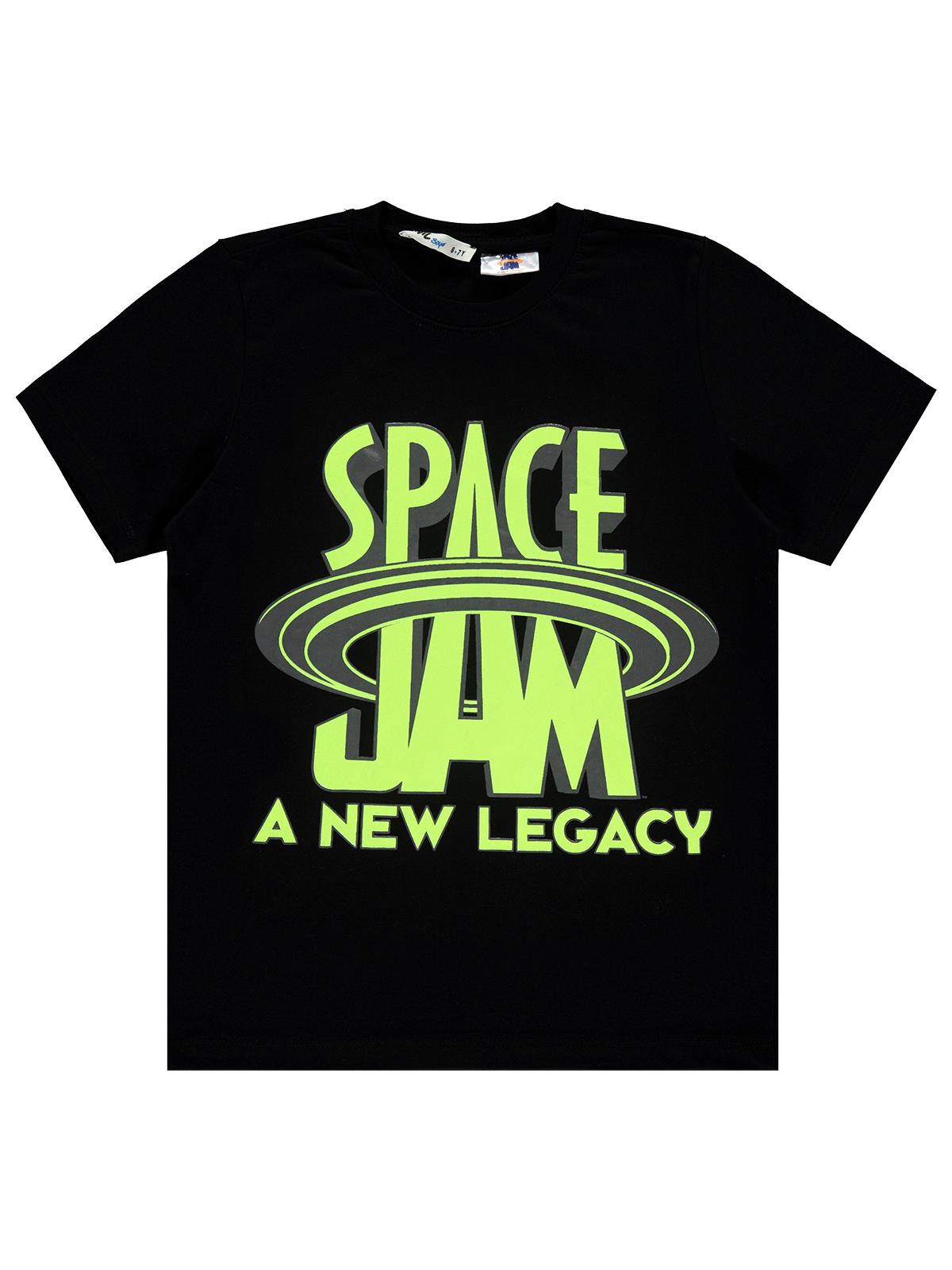 Space Jam Erkek Çocuk Tişört 6-9 Yaş Siyah