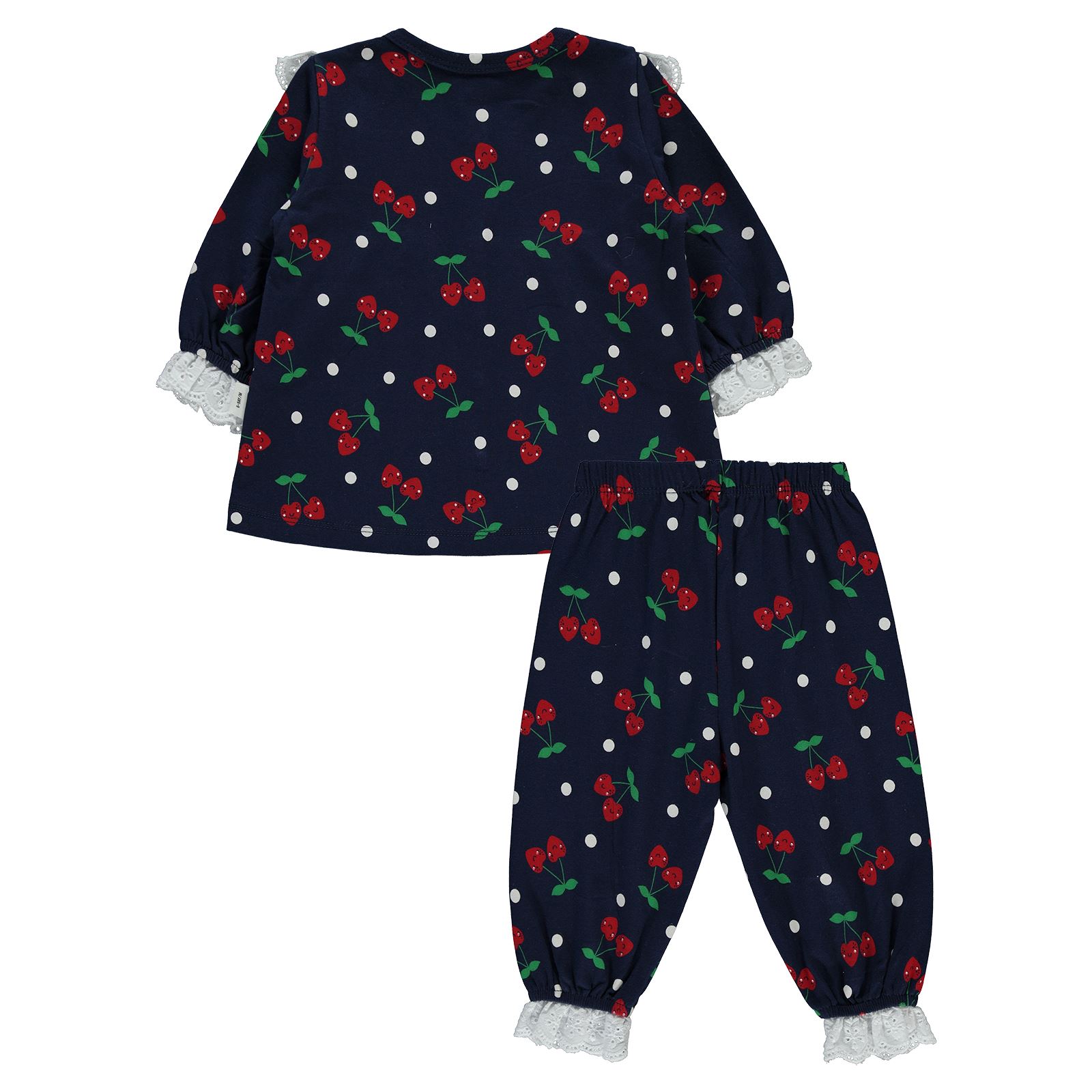 Civil Baby Kız Bebek Pijama Takımı 6-18 Ay Lacivert