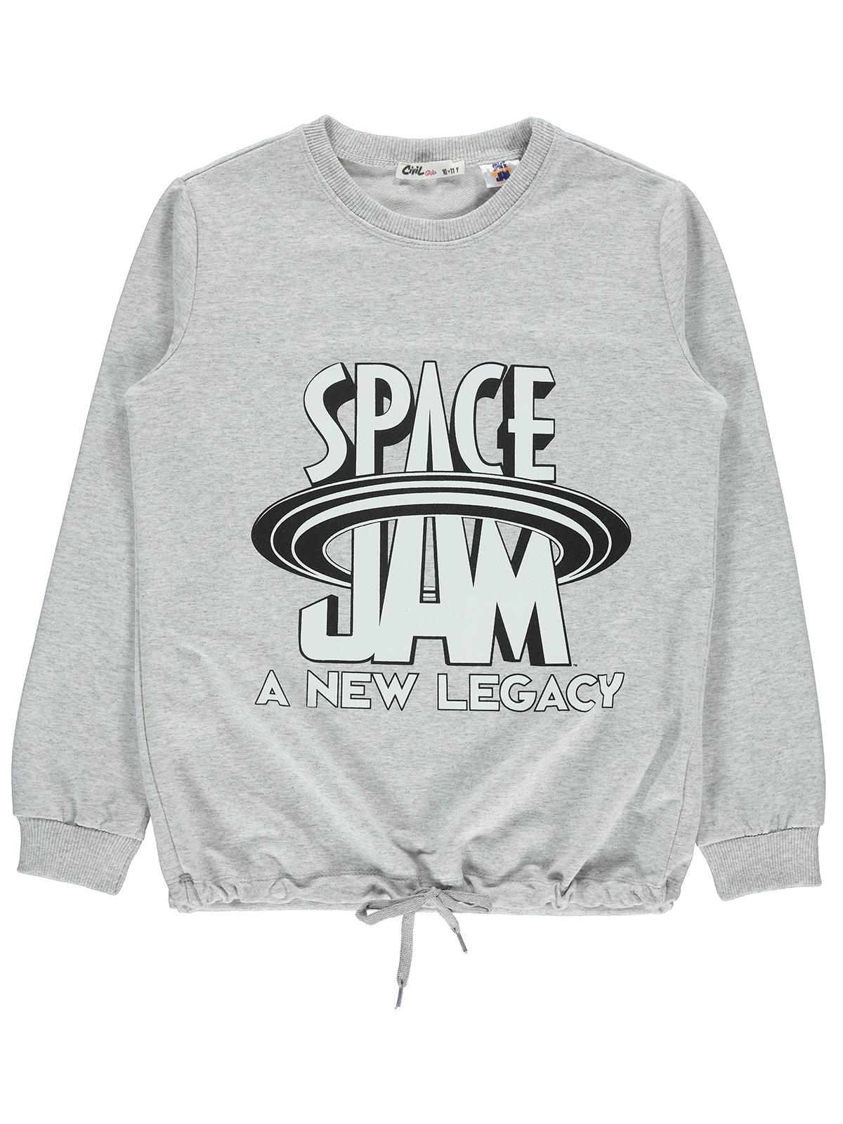 Space Jam Kız Çocuk Sweatshirt 10-13 Yaş Karmelanj