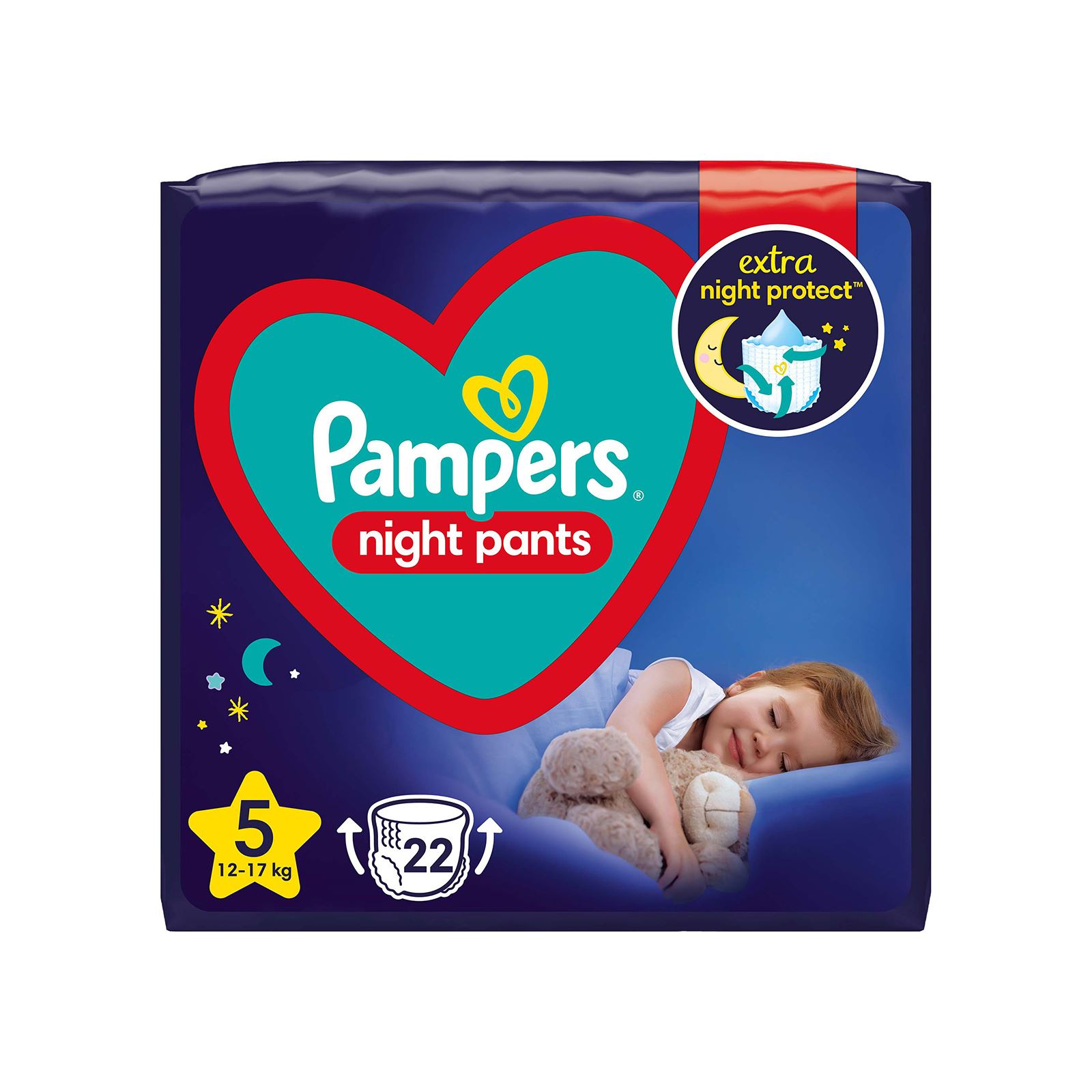 Prima Gece Külot Bebek Bezi 5 Beden İkiz Paket 22'li