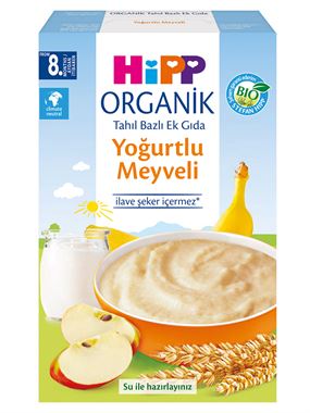Hipp Sütlü Yoğurtlu Meyveli Tahıl Bazlı Ek Gıda 