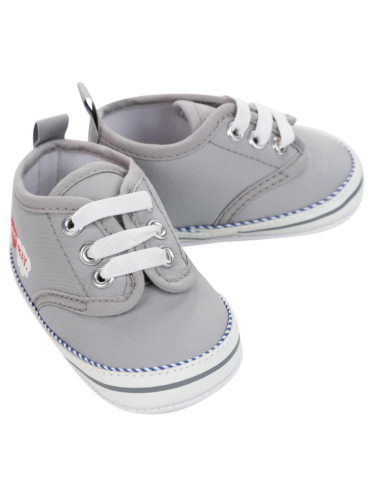 Civil Baby Erkek Bebek Patik Ayakkabı 18-20 Numara Gri
