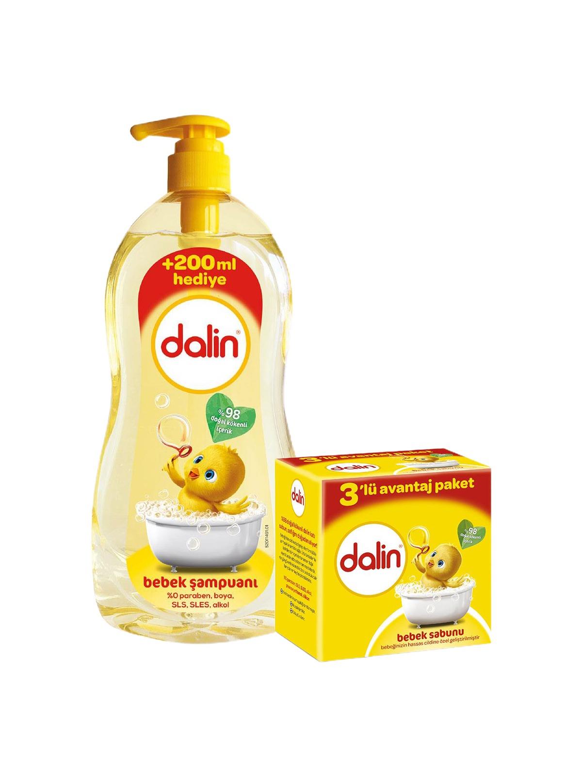 Dalin Bebek Şampuanı 900 ml+ Dalin 3'lü Bebek Sabunu