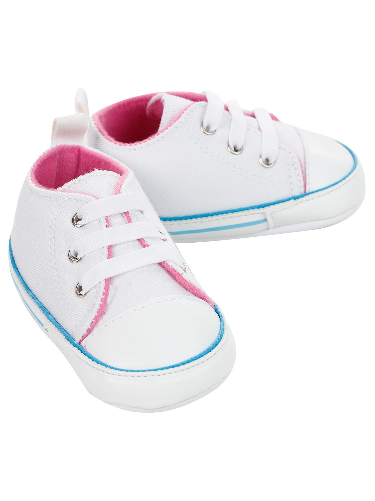 Civil Baby Kız Bebek Patik Ayakkabı 18-20 Numara Beyaz