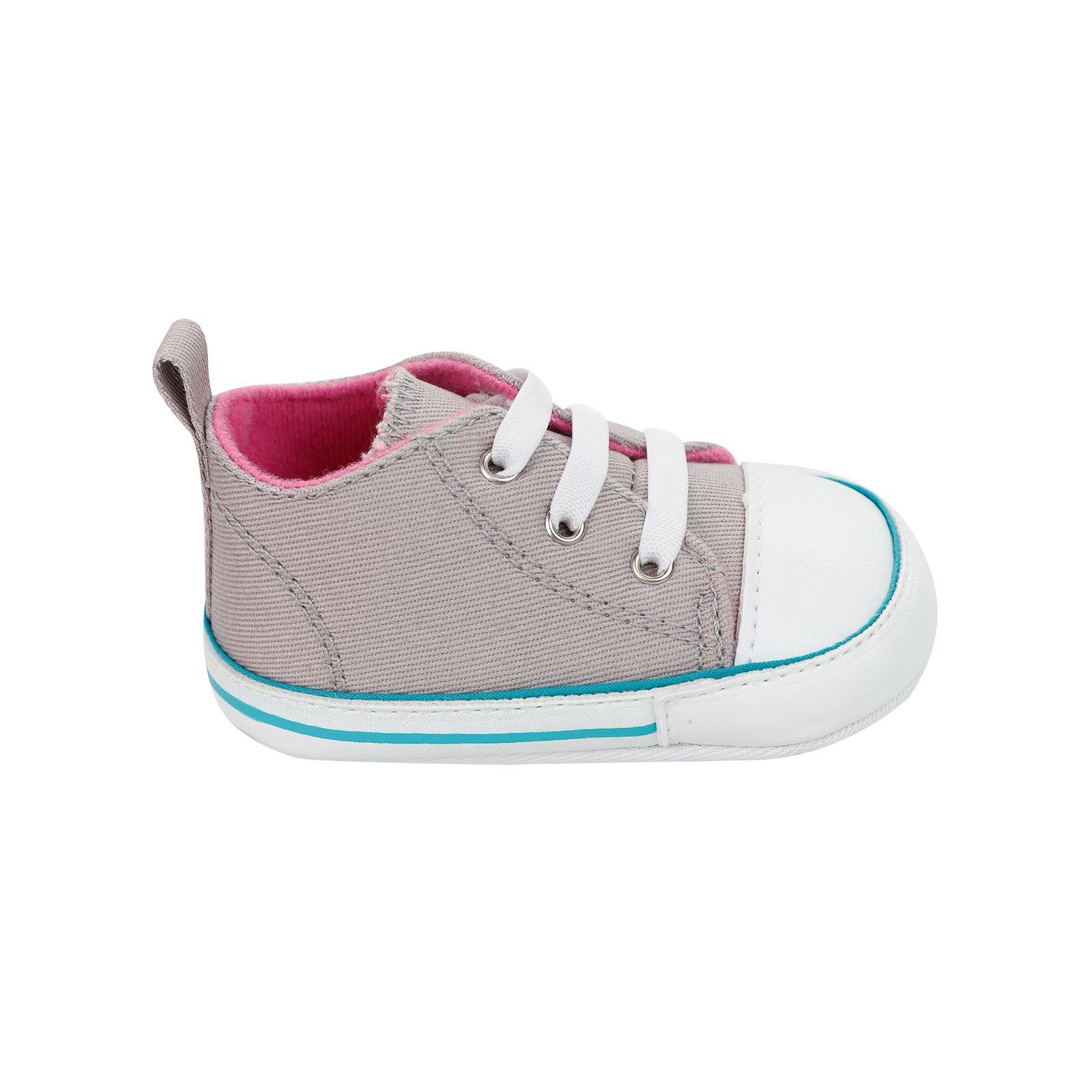 Civil Baby Kız Bebek Patik Ayakkabı 18-20 Numara Gri