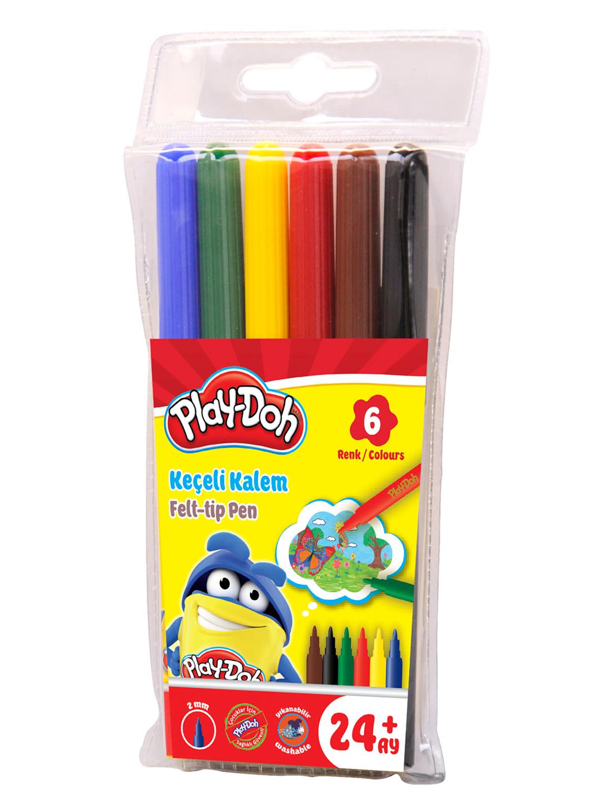 Play-Doh Keçeli Kalem 6 Renk