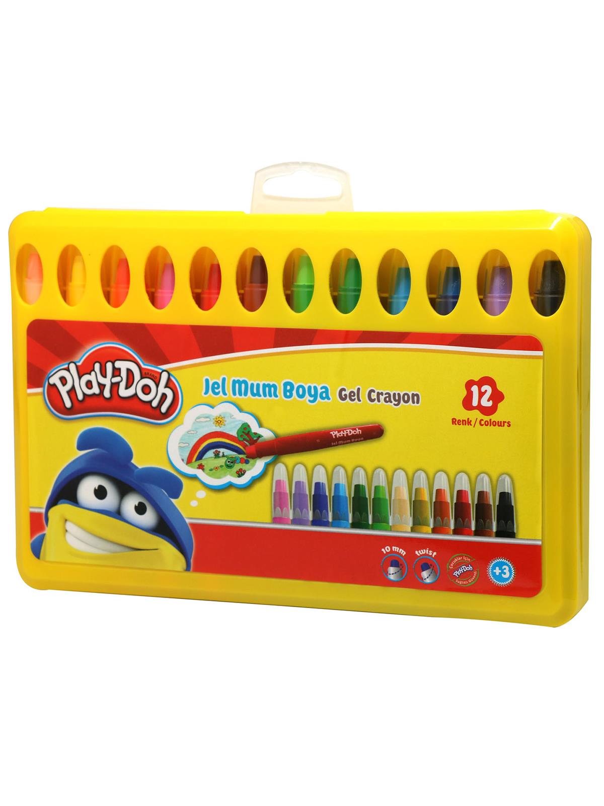 Play-Doh Crayon Jel Mum Boya 12 Renk