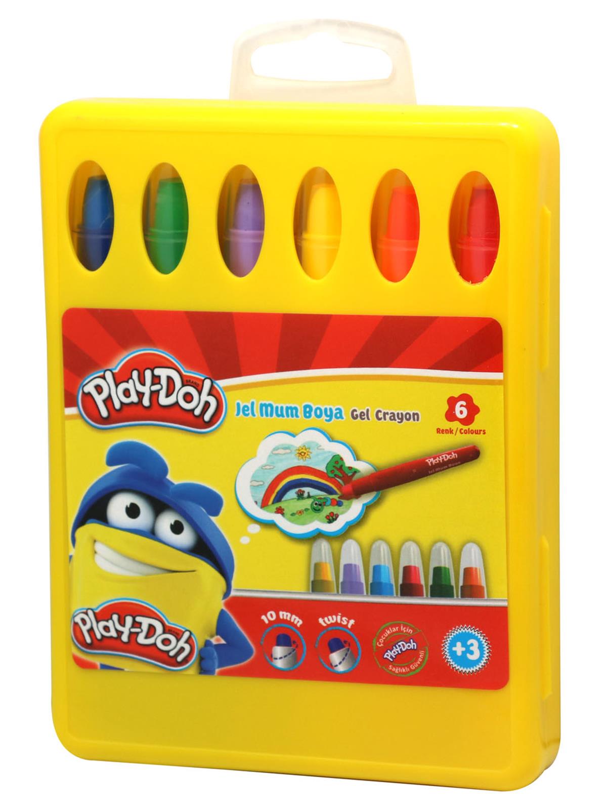 Play-Doh Crayon Jel Mum Boya 6 Renk