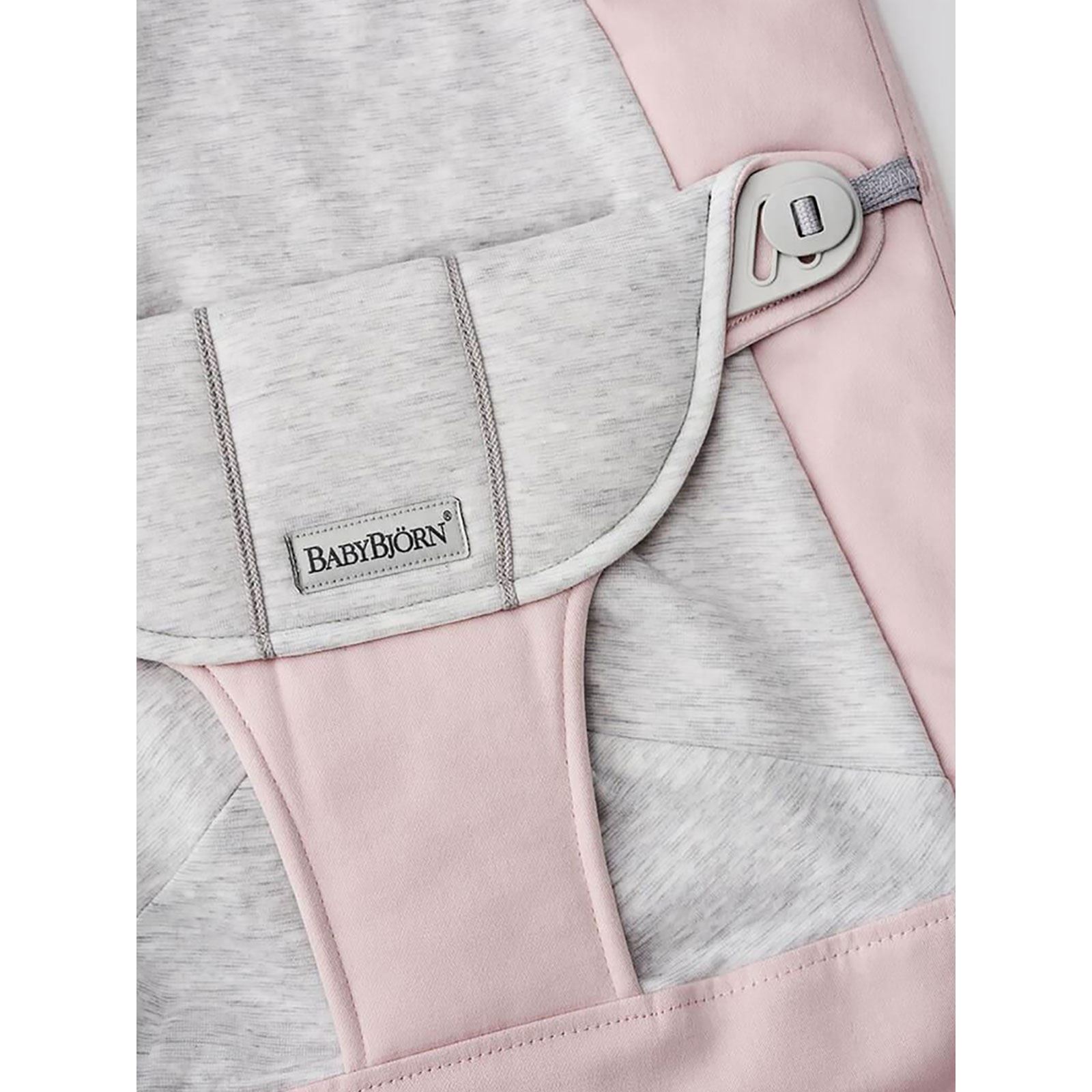 BabyBjörn Balance Soft Ana Kucağı Cotton Jersey / Light Pink Grey