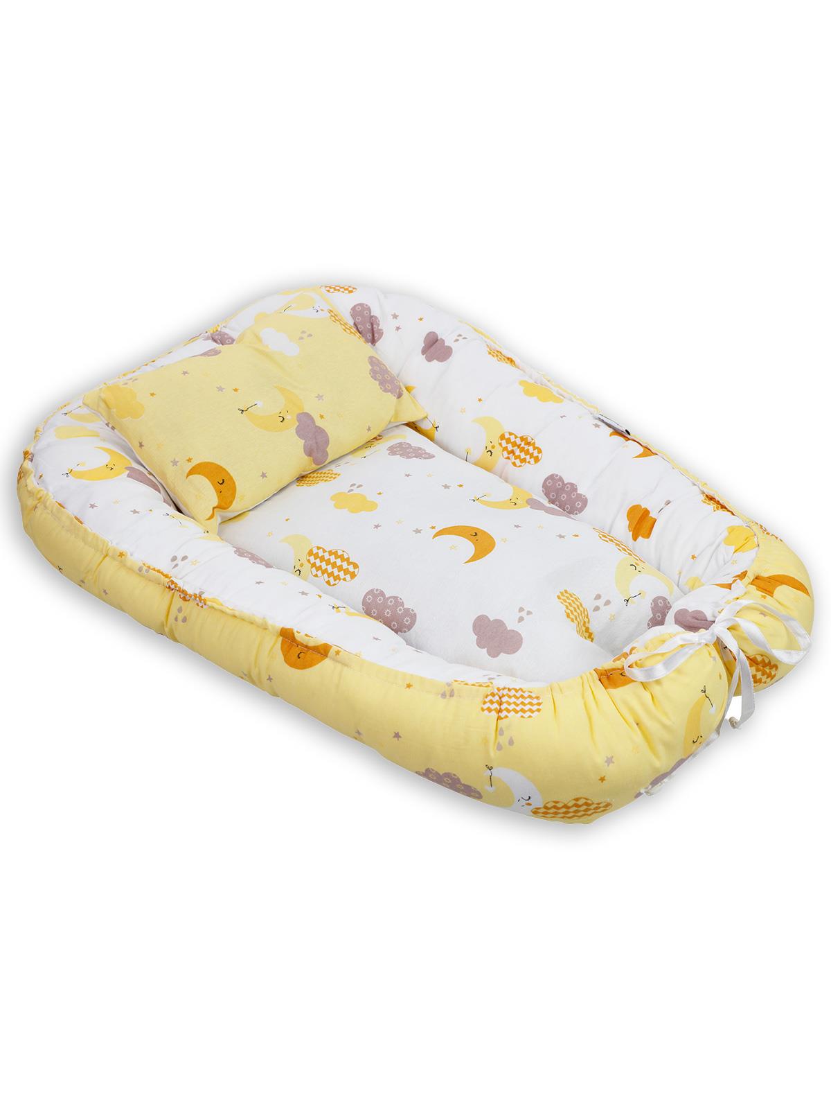 Kujju Babynest Bebek Uyku Minderi 50x70 cm Sarı