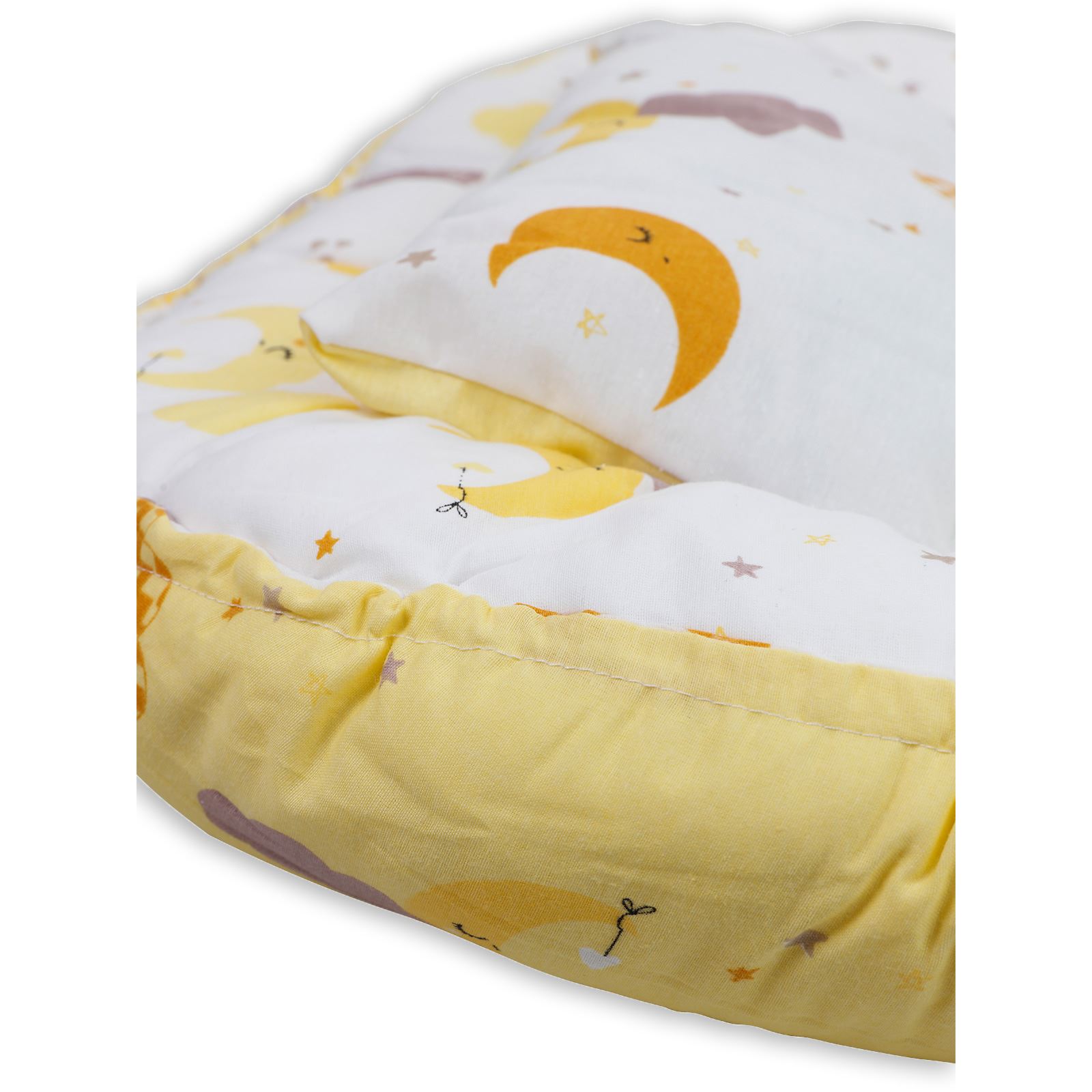 Kujju Babynest Bebek Uyku Minderi 50x70 cm Sarı
