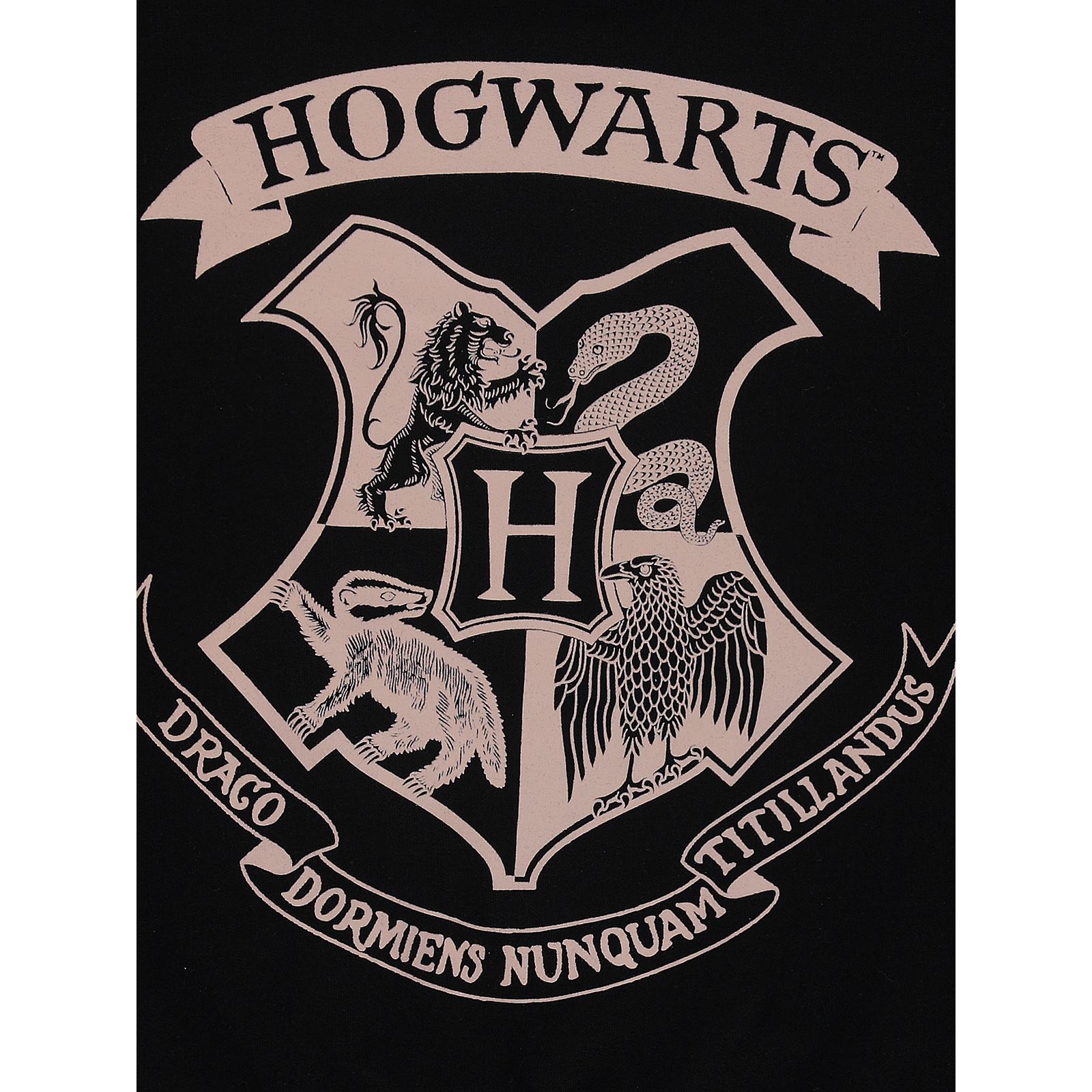Harry Potter Kız Çocuk Sweatshirt 6-9 Yaş Siyah