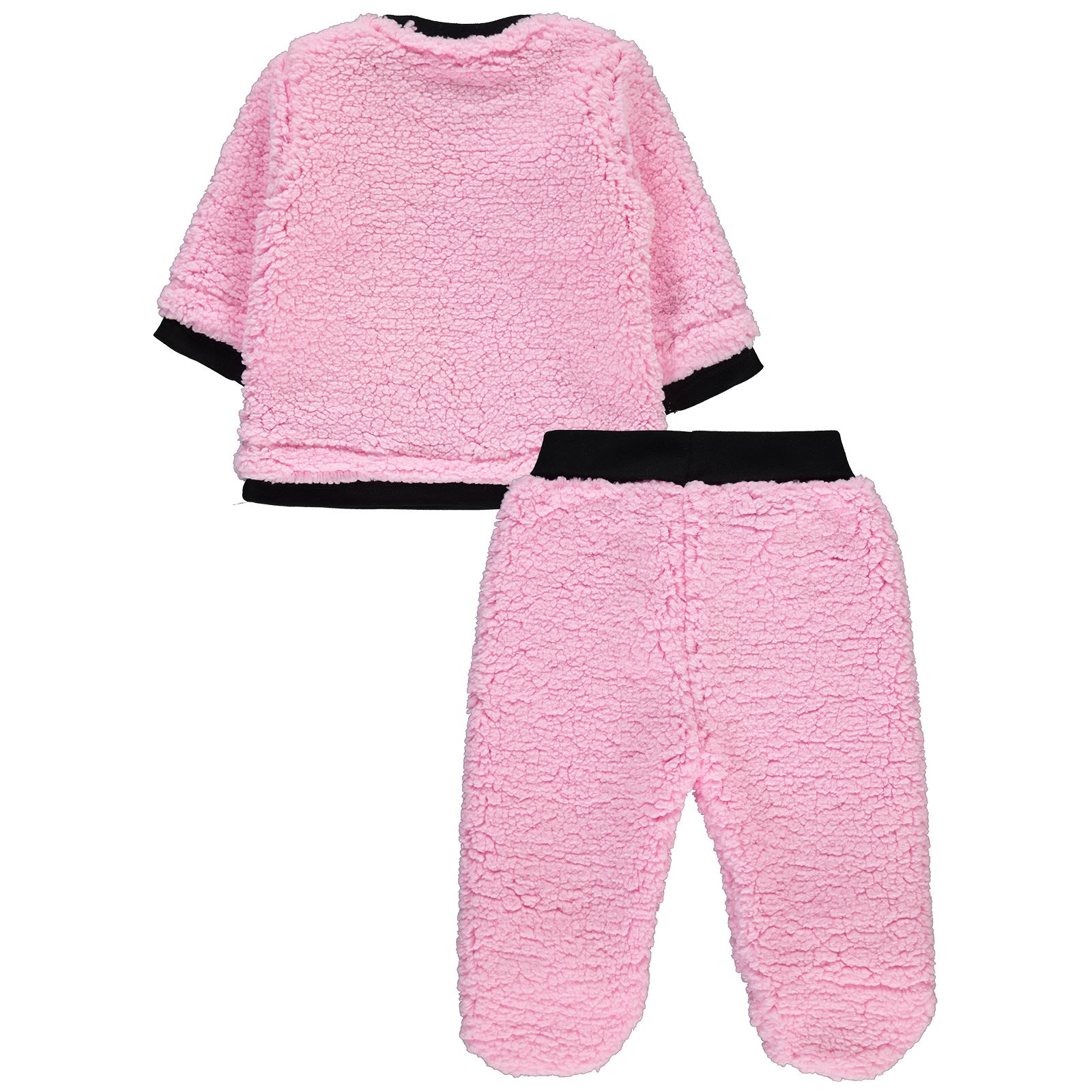 Civil Baby Kız Bebek Pijama Takımı 1-6 Ay Pembe