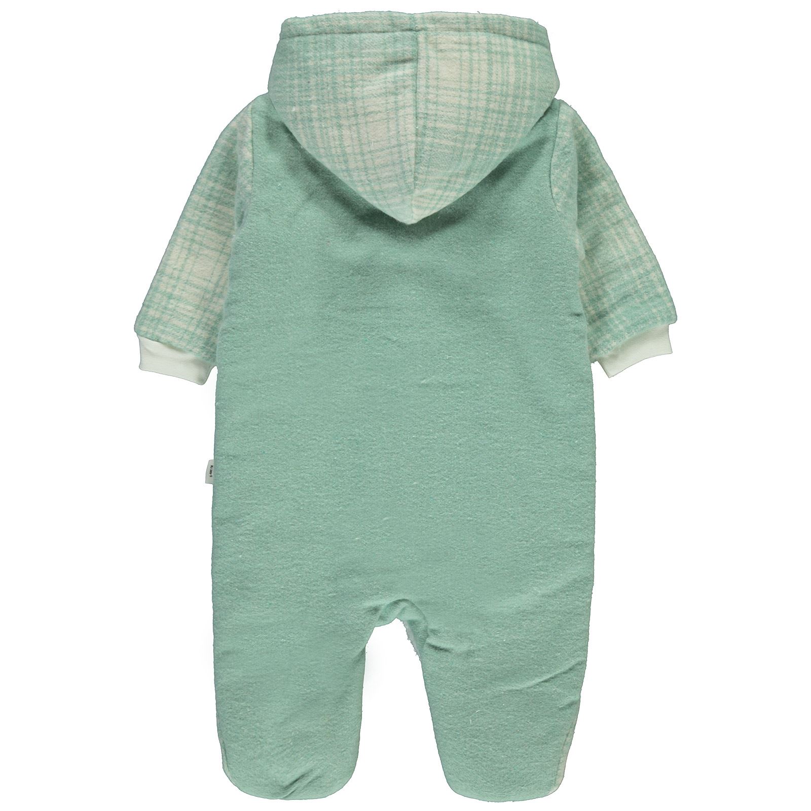 Civil Baby Erkek Bebek Kapüşonlu Tulum 3-12 Ay Yeşil