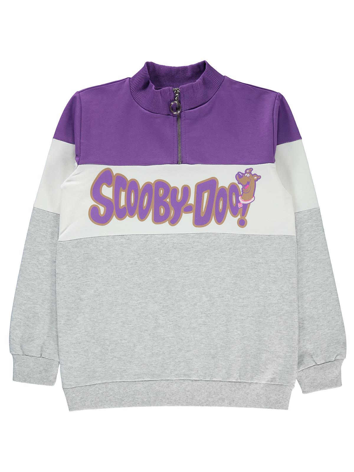 Scooby Doo Kız Çocuk Sweatshirt 10-13 Yaş Mor