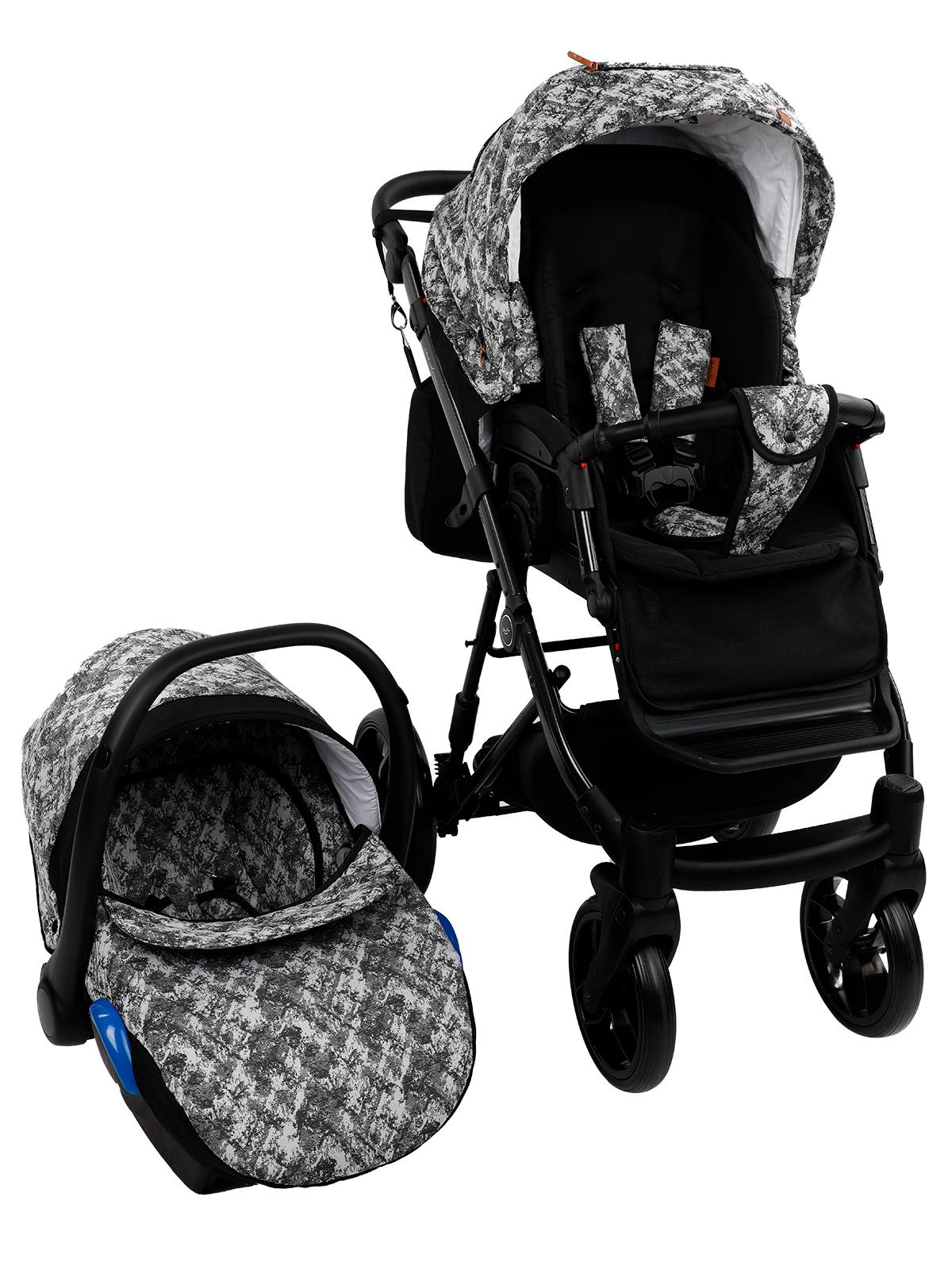 Baby Merc Travel Sistem Bebek Arabası La Rosa Grey Çanta Hediyeli!