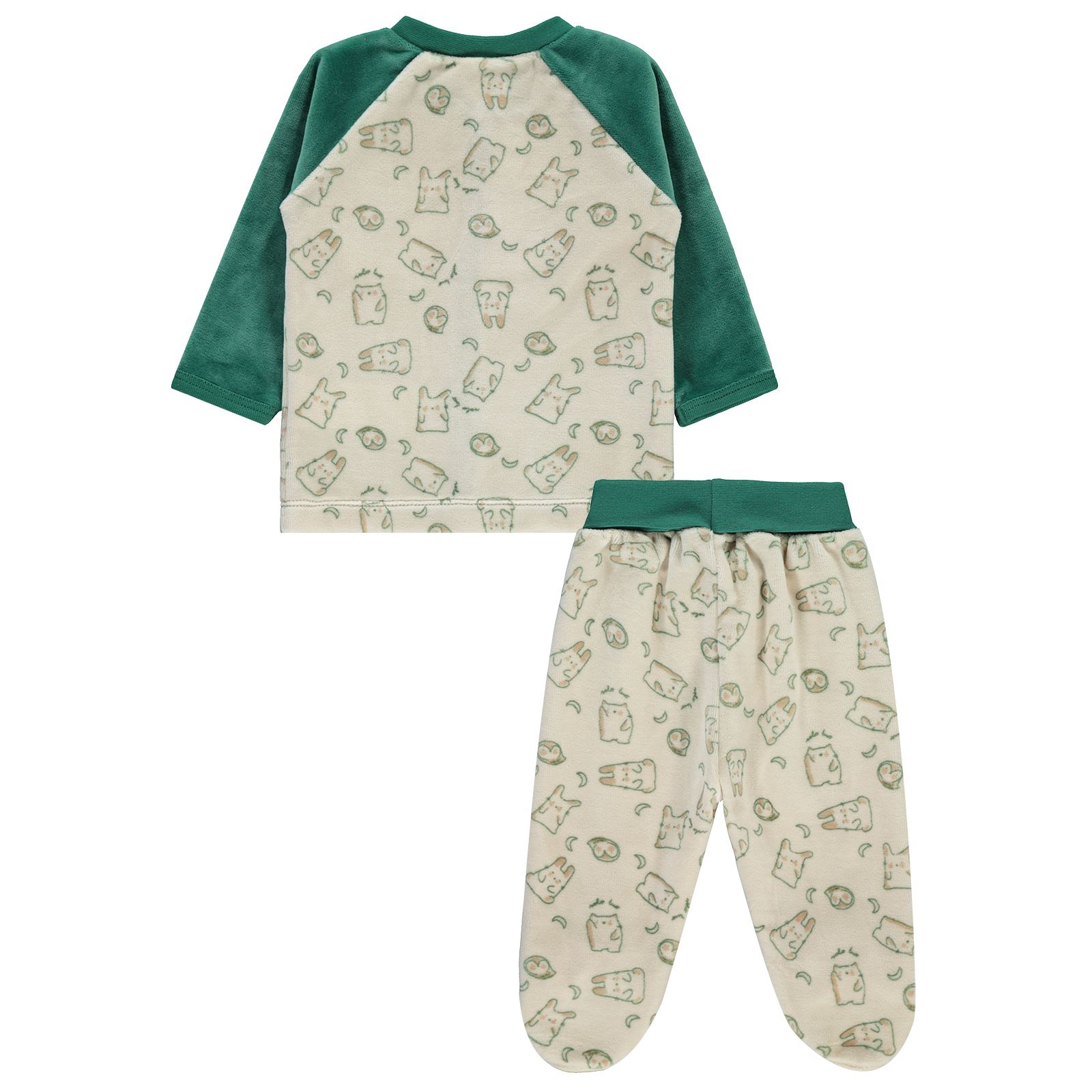 Civil Baby Erkek Bebek Pijama Takım 3-6 Ay Haki