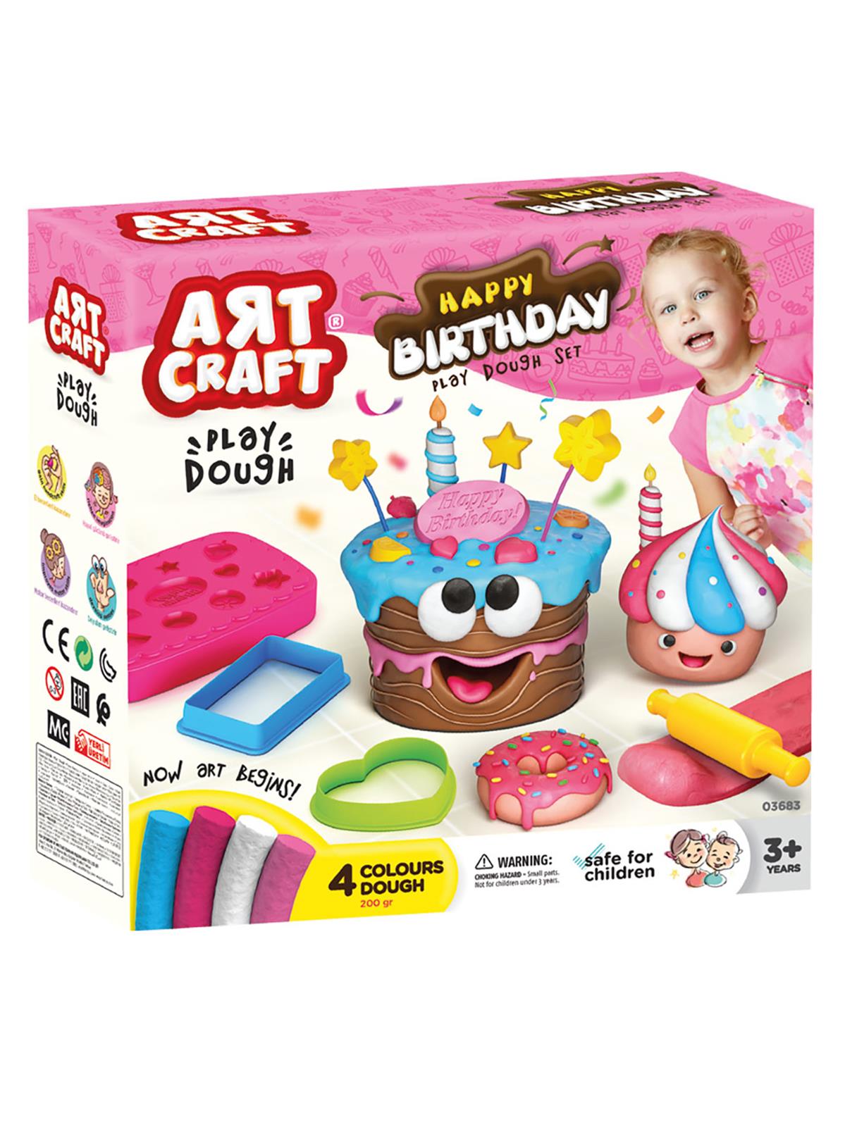 Art Craft Doğum Günü Hamur Set 200 Gr