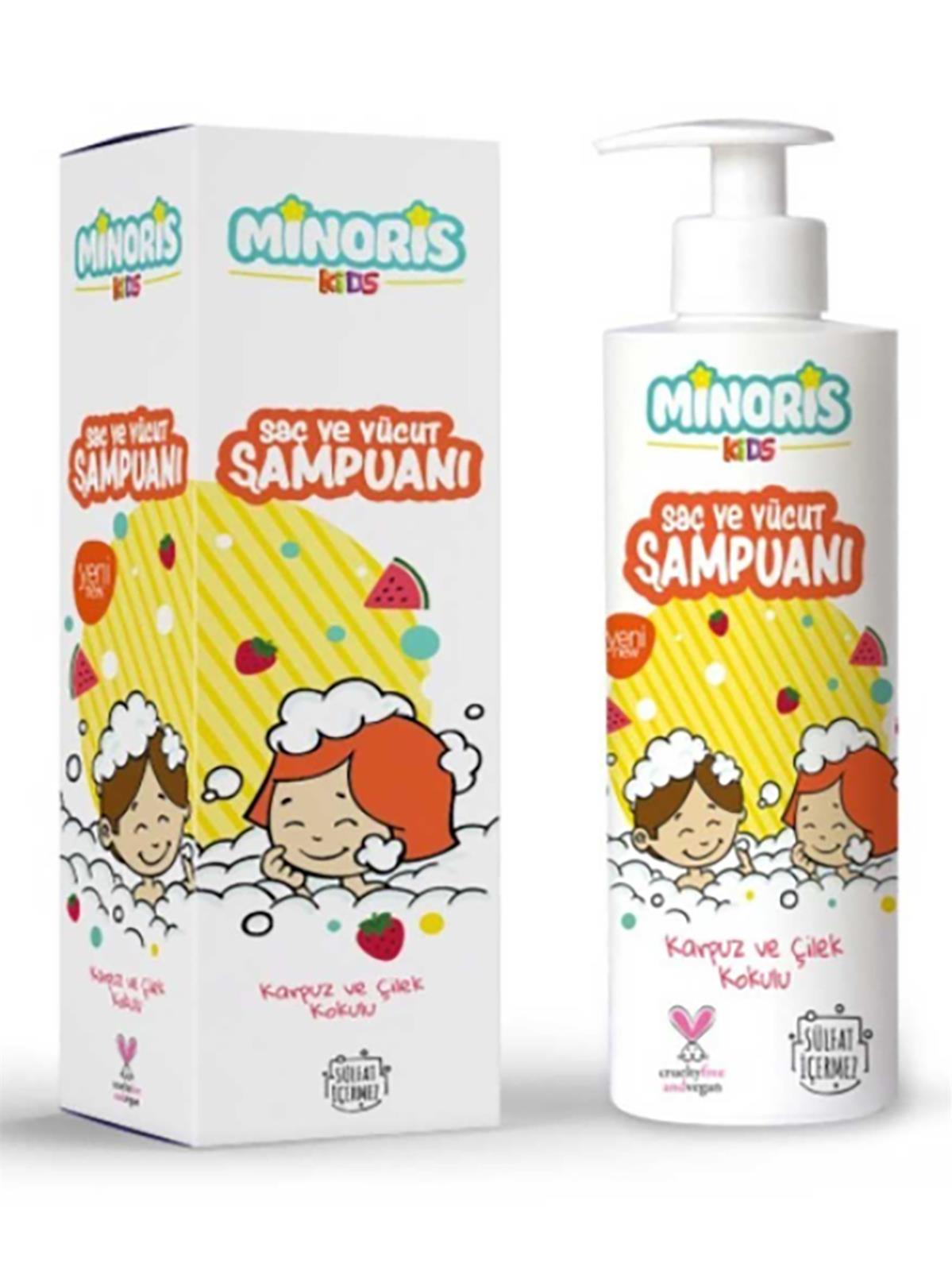Minoris Kids Organik Vücut ve Saç Şampuanı 200 ml