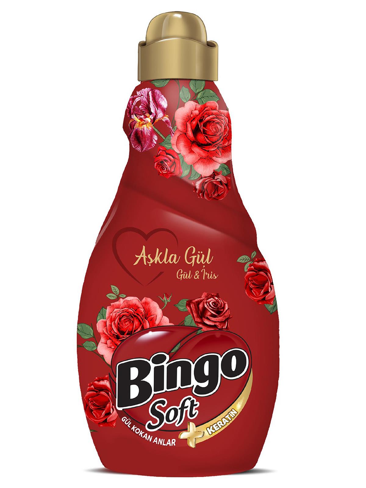 Bingo Soft Konsantre Çamaşır Yumuşatıcısı Aşkla Gül 1440 ml