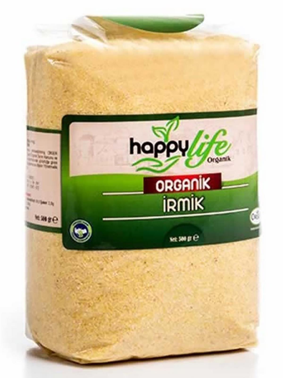 Happy Life Organik İrmik 500 gr