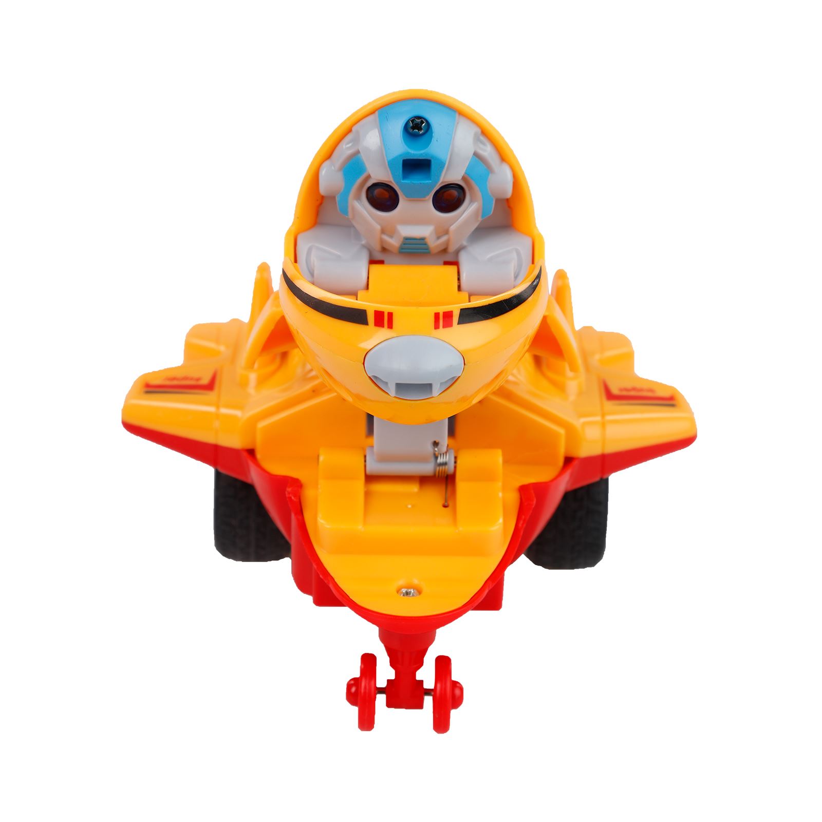 Birlik Oyuncak Pilli Transformers Sürtmeli Uçak Sarı
