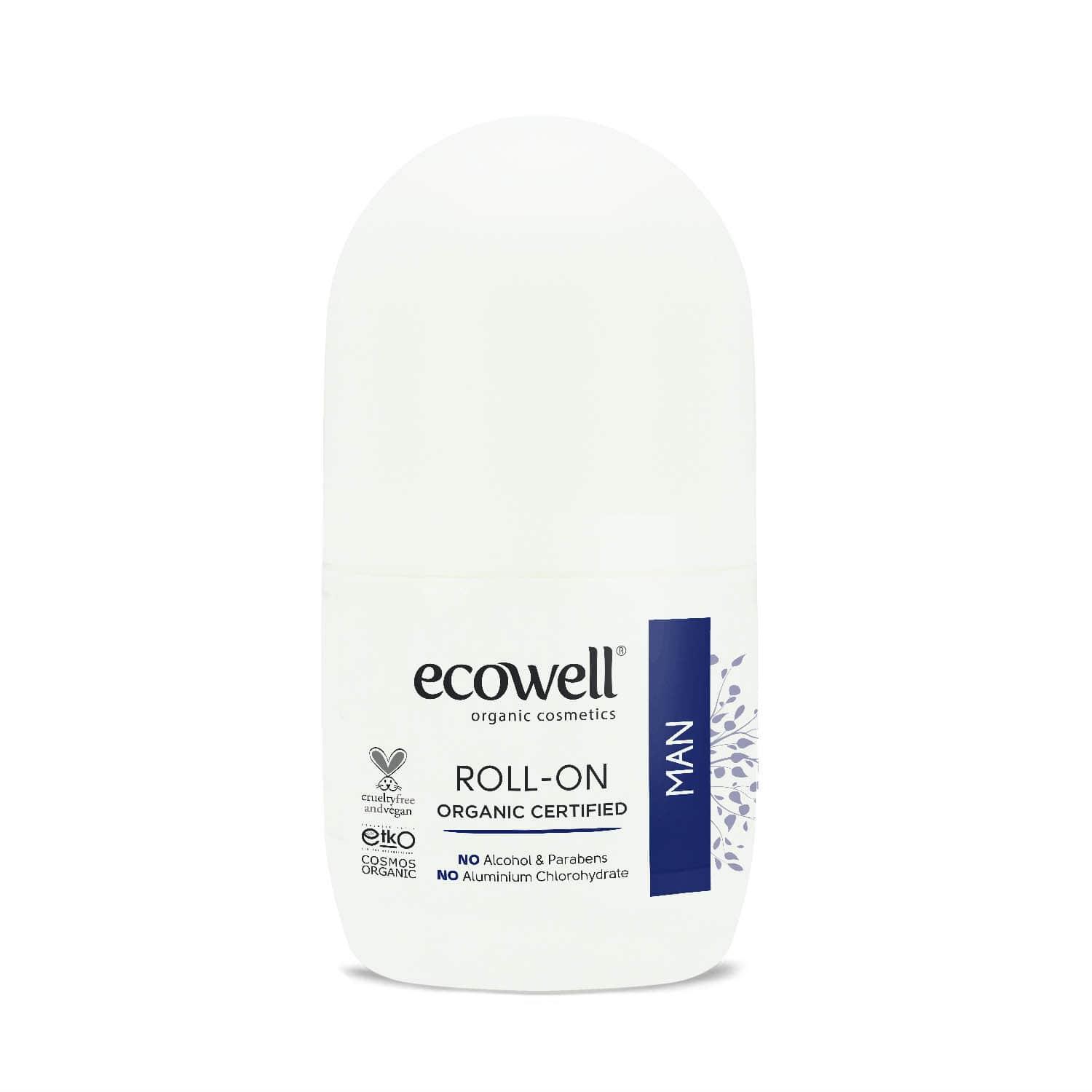 Ecowell Organik Roll-On Deodorant - Erkek (75 Ml)