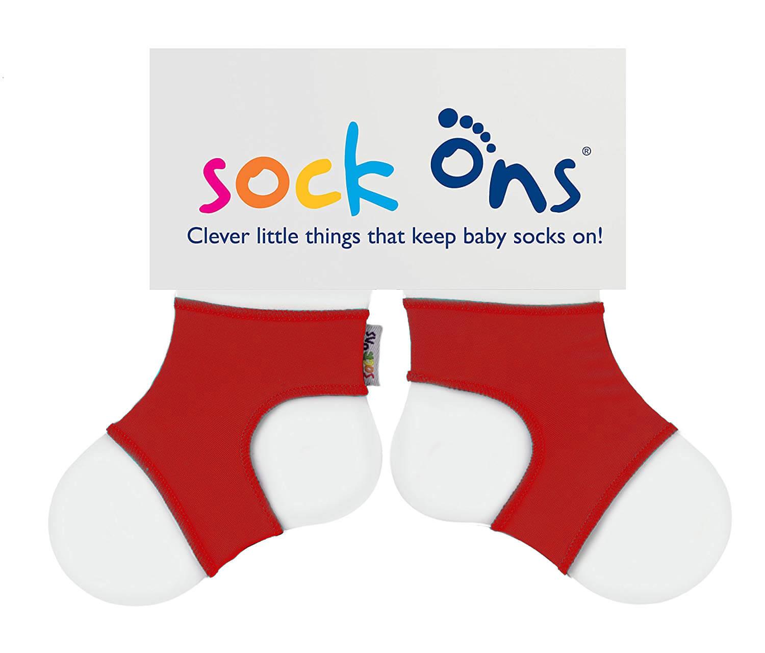 Sock Ons Bebek Çorap Tutucu - Kırmızı