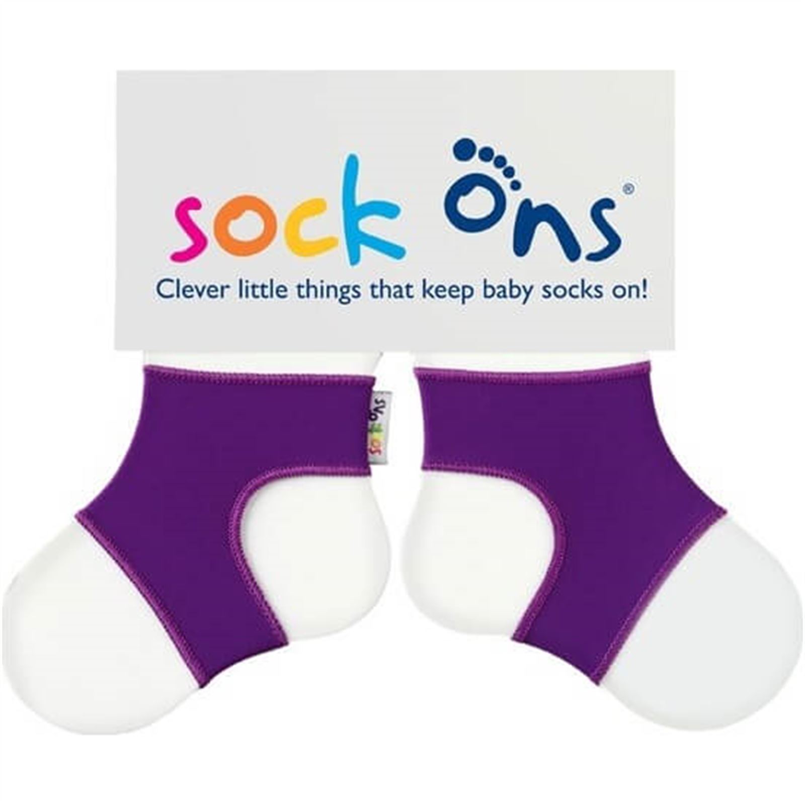 Sock Ons Bebek Çorap Tutucu - Mor