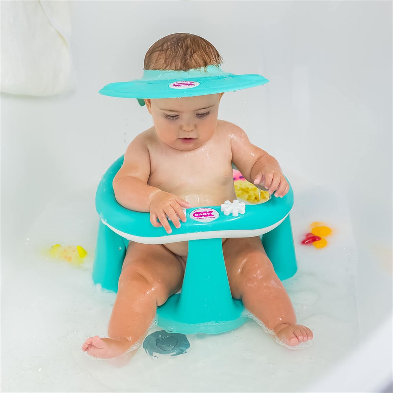 OkBaby Flipper Evol Banyo Oturağı & Hippo Banyo Siperliği / Turuncu