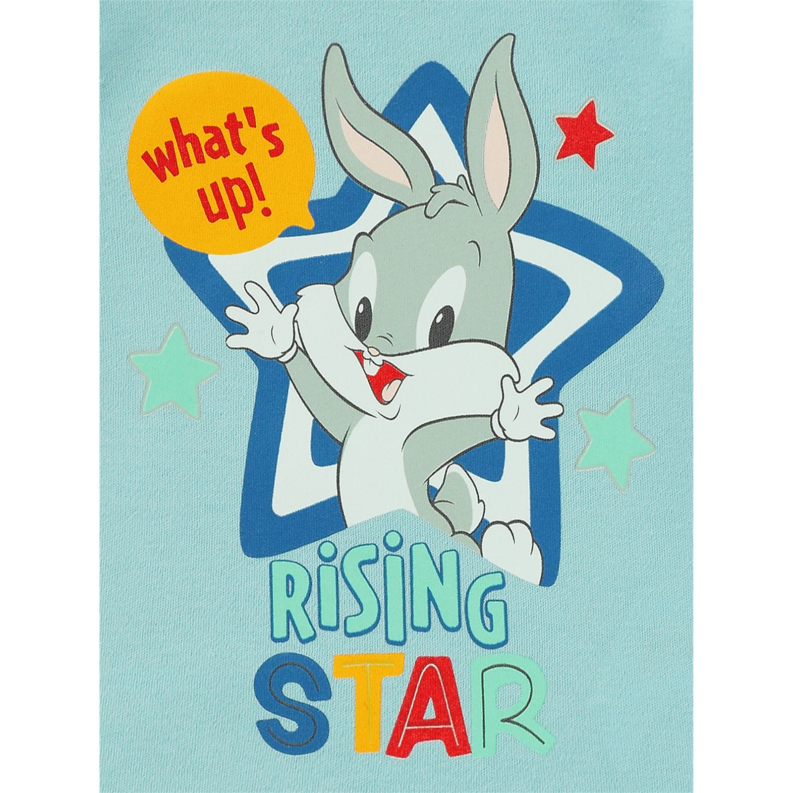 Bugs Bunny Erkek Bebek Sweatshirt 3-18 Ay Mavi