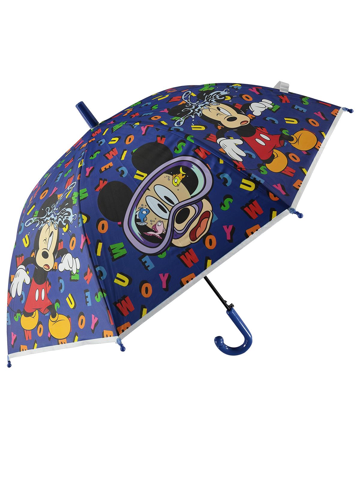 Mickey Mouse Erkek Çocuk Şemsiyesi Saks Mavisi