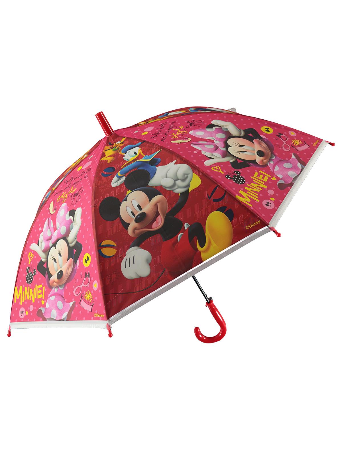 Minnie Mouse Kız Çocuk Şemsiyesi Kırmızı