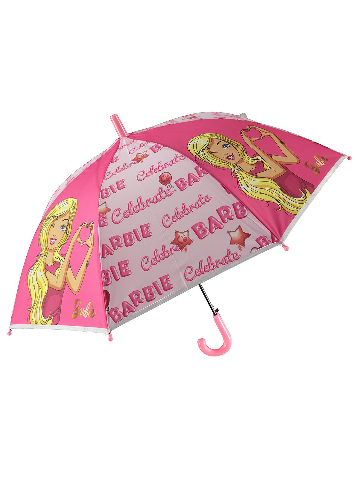Barbie Kız Çocuk Şemsiyesi Pembe