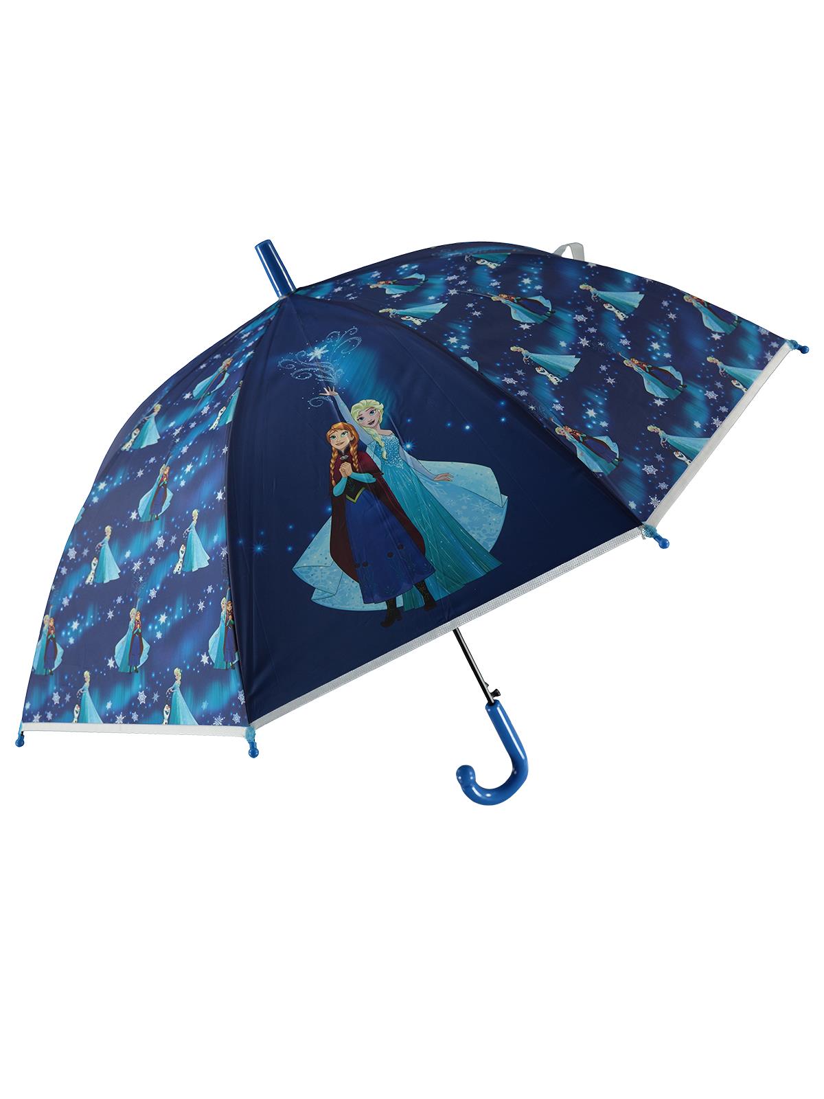 Frozen Kız Çocuk Şemsiyesi Saks Mavisi