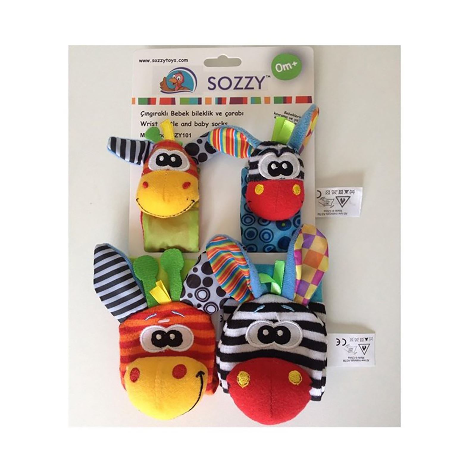 Sozzy Toys Çıngıraklı Çorap ve Bileklik Seti-A