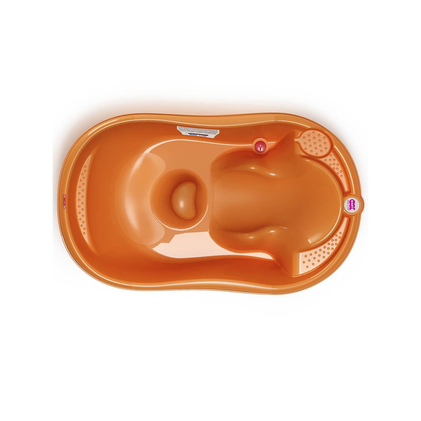 OkBaby Onda Banyo Küveti & Hippo Banyo Siperliği / Turuncu
